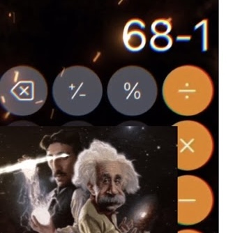 WHAT IS THIS DIDDY BLUD DOING ON THE CALCULATOR