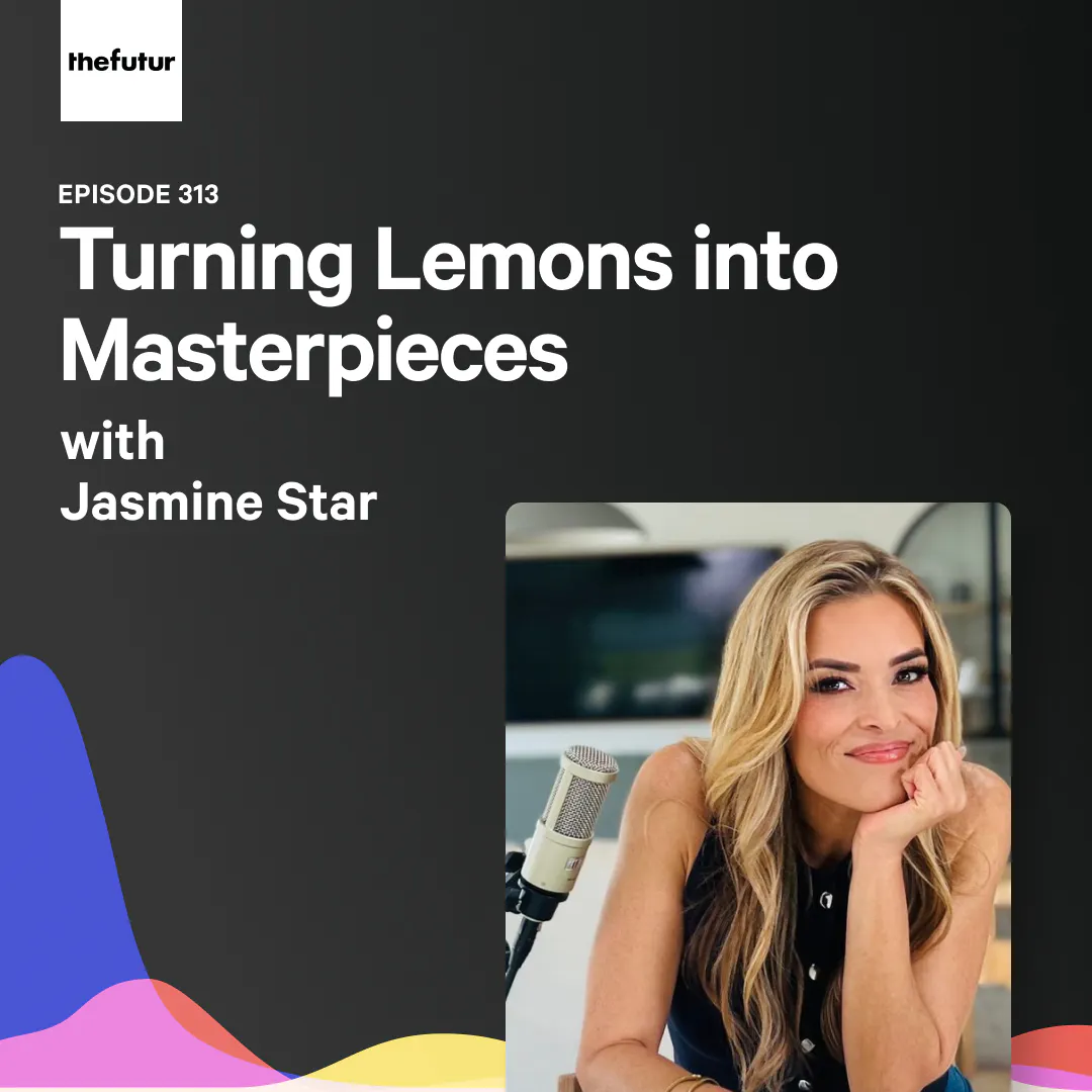 313 - Navigating the Entrepreneurial Journey: Lessons on Growth and Community - With Jasmine Star — The Futur with Chris Do cover