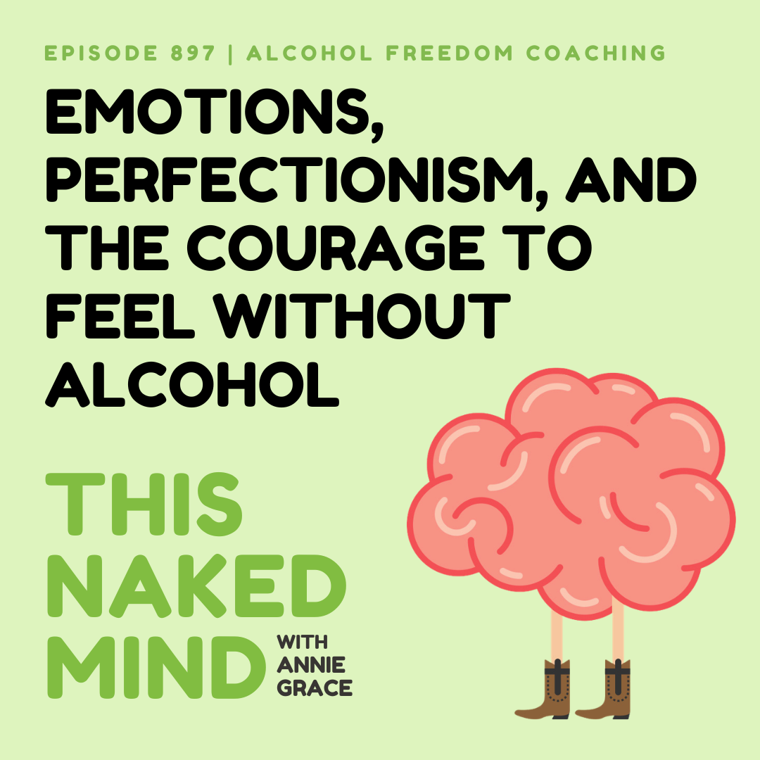 Emotions, Perfectionism, and the Courage to Feel Without Alcohol | Alcohol Freedom Coaching | EP 897