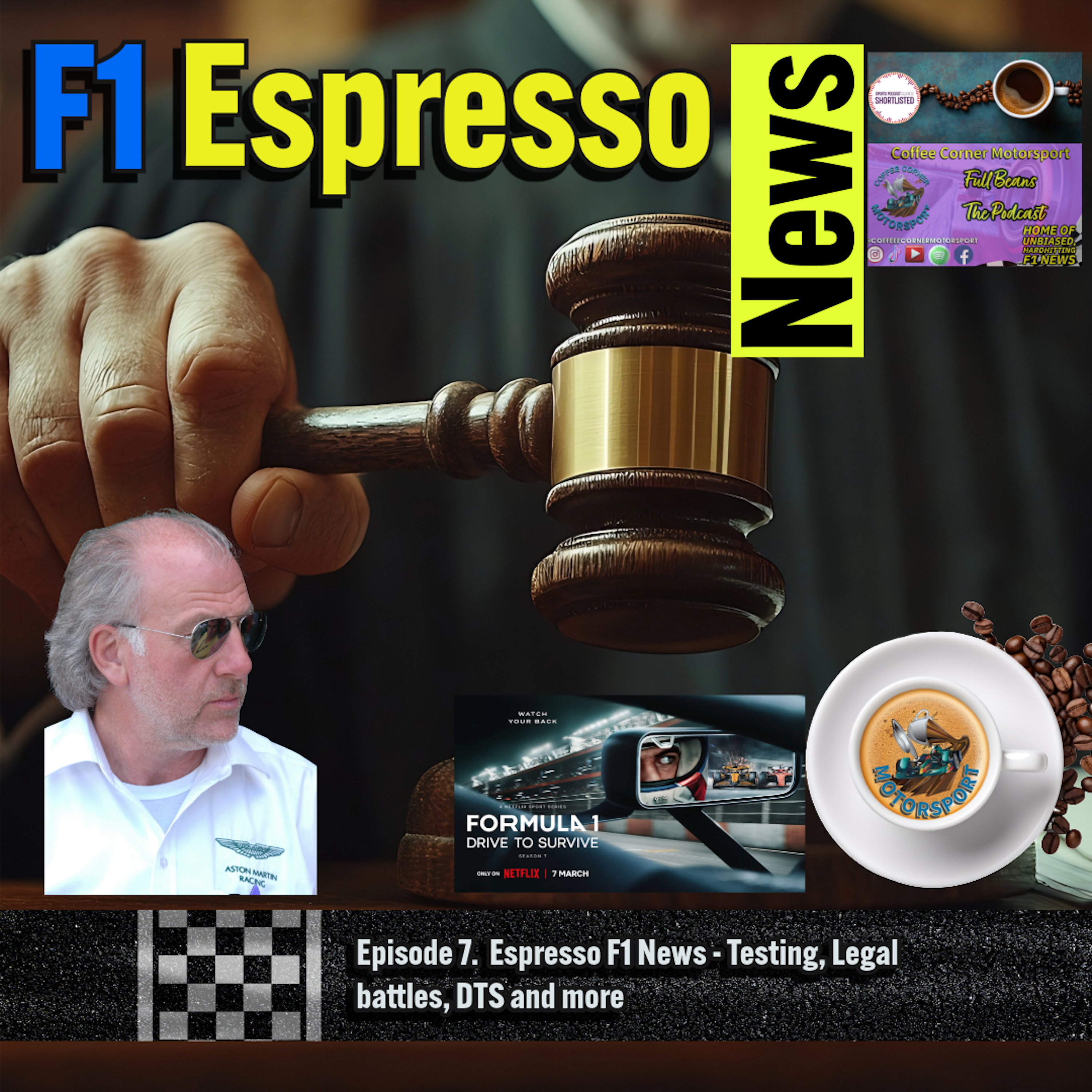F1 Espresso News - Testing, Legal battles, DTS and more