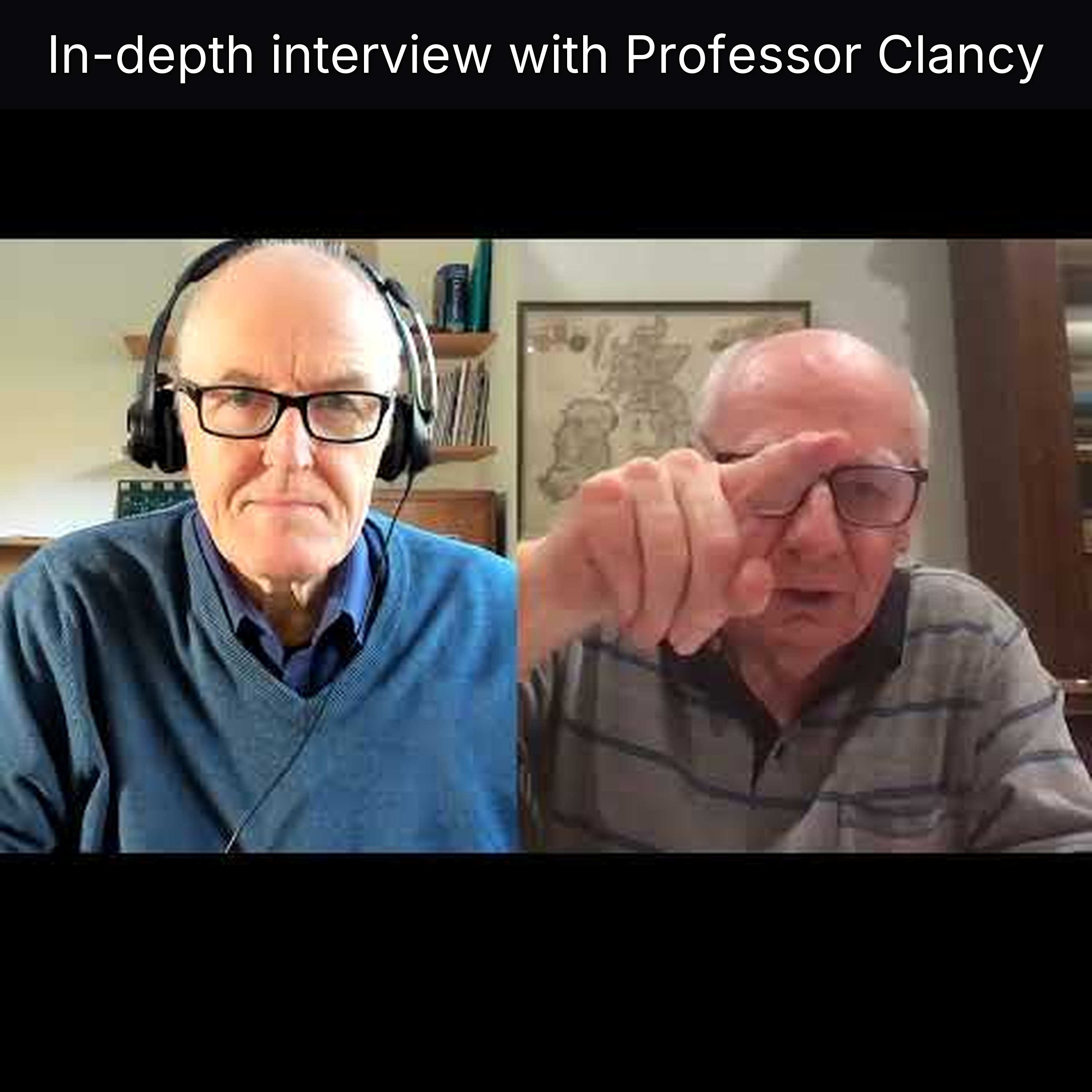 In-depth interview with Professor Clancy episode artwork