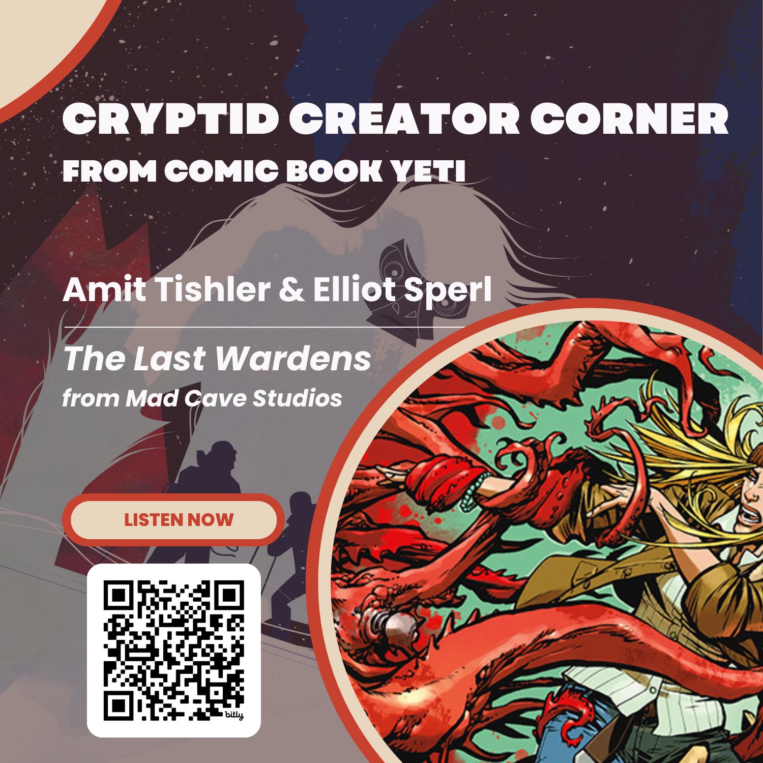 Cryptid Creator Corner from Comic Book Yeti - A Comic Book Interview Podcast