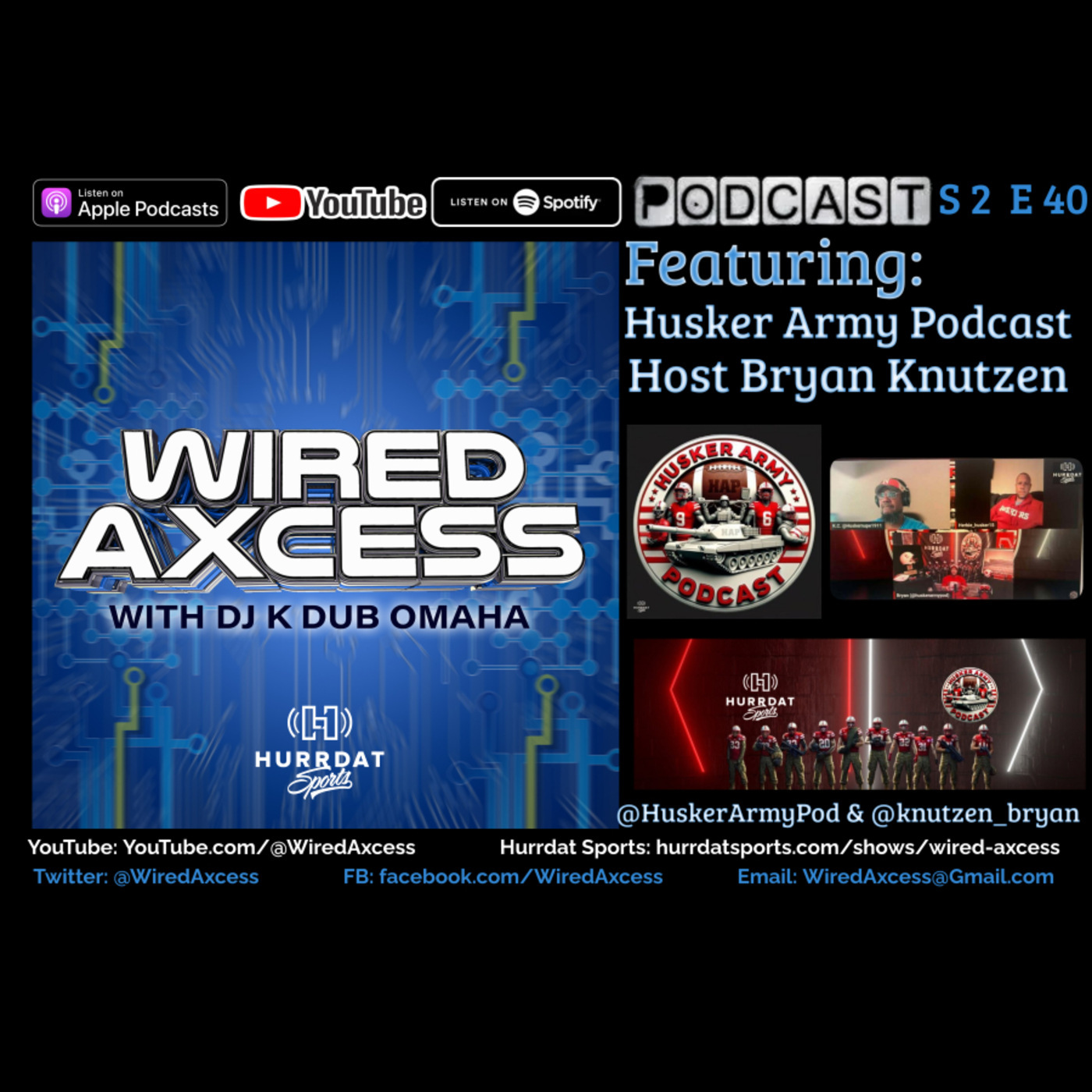 Husker Army Podcast Host Bryan Knutzen episode artwork