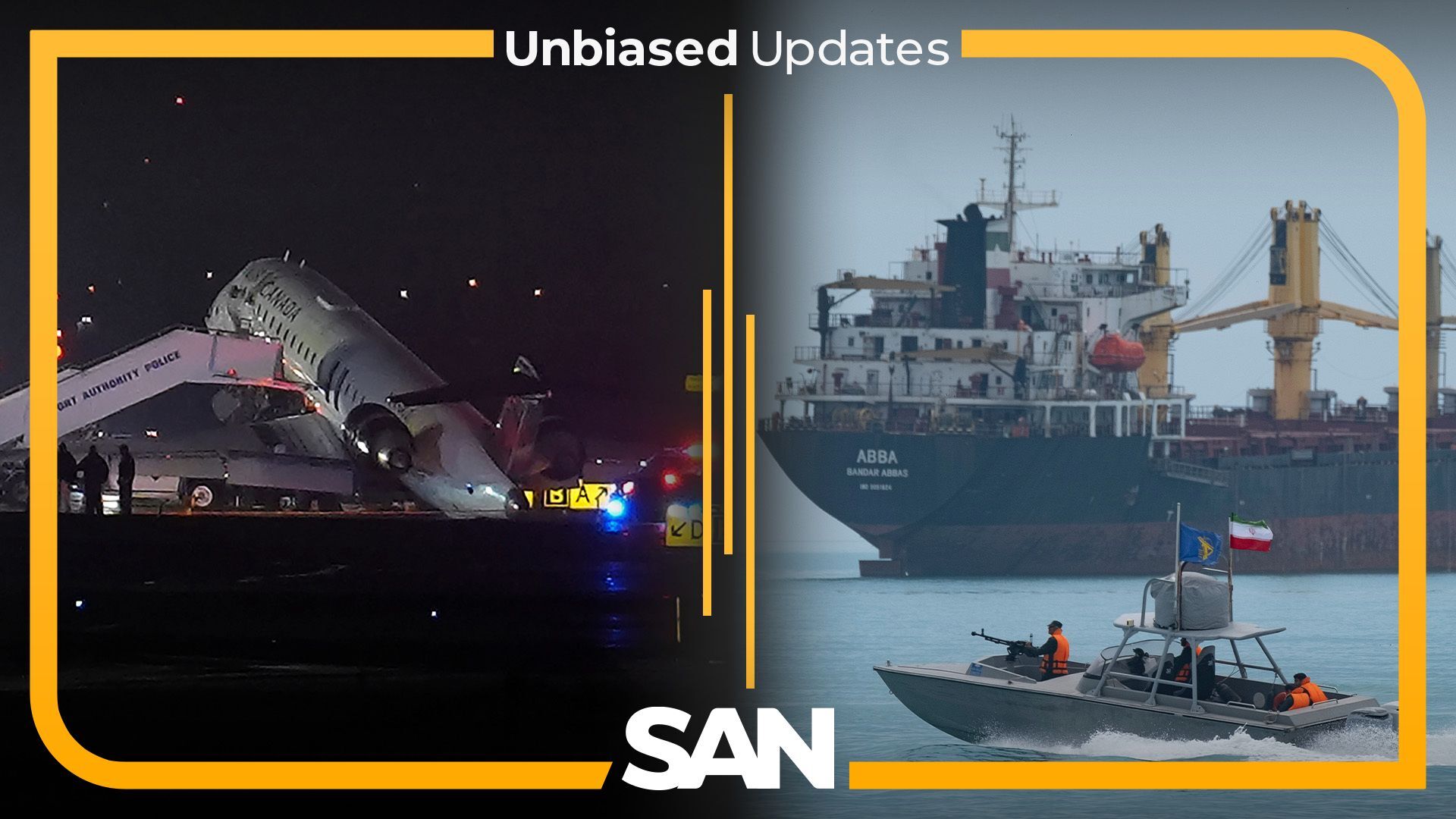 Air Canada runway crash kills 2; Iran Hormuz crisis jolts oil supply