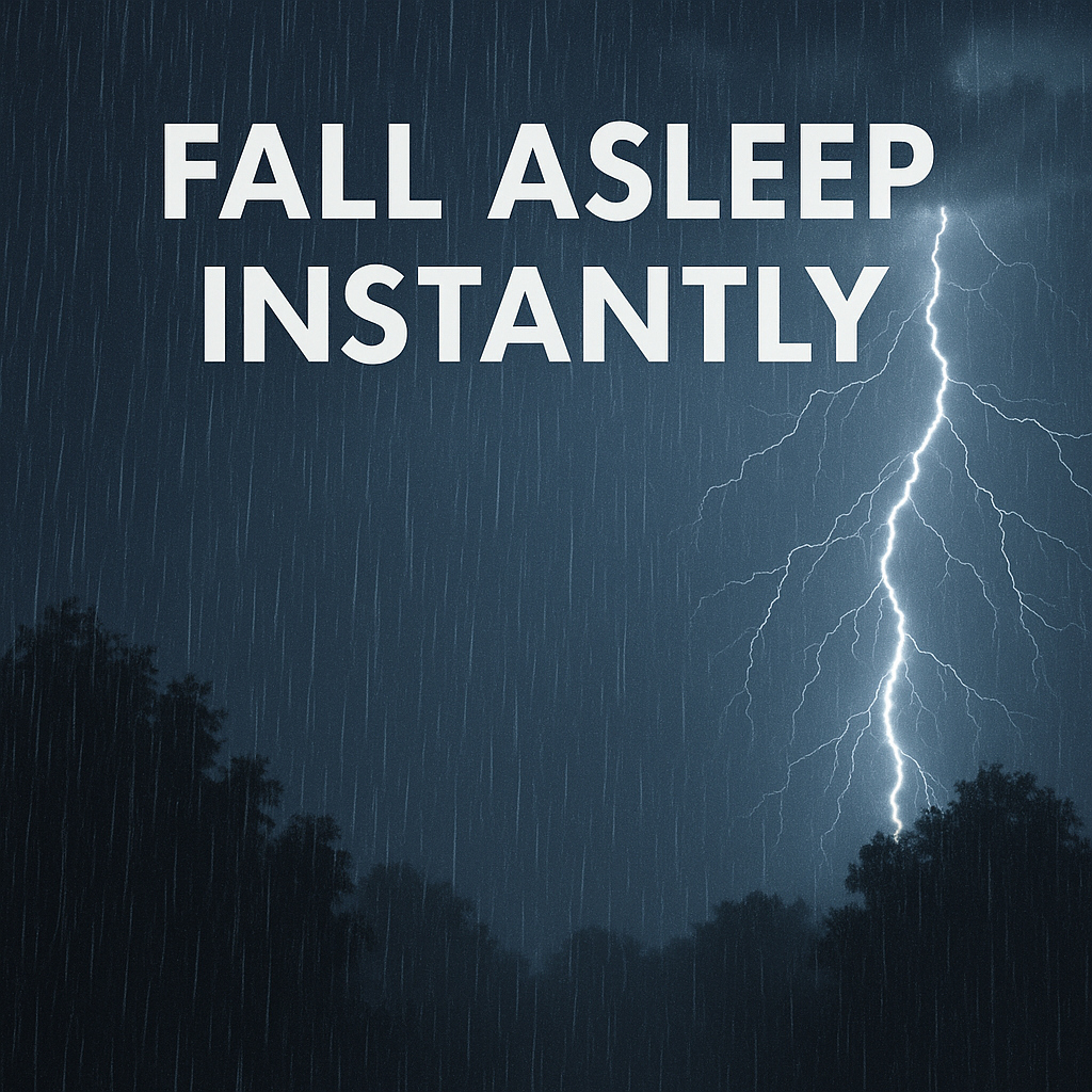 Rain Storm Thunder | Fall Asleep Instantly