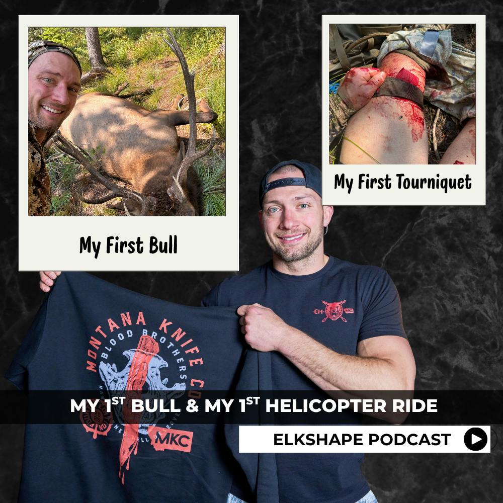 1st Archery Bull & 1st Helicopter Ride...Controlling Bleeding After a Hunting Accident 1st Archery Bull & 1st Helicopter Ride...Controlling Bleeding After a Hunting Accident
