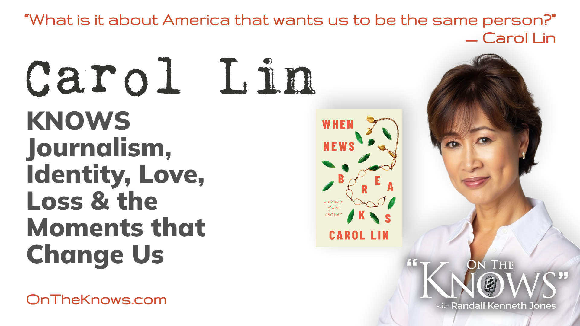 ON THE KNOWS with Randall Kenneth Jones