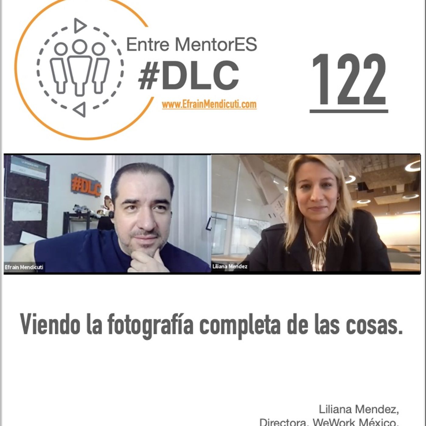 #DLC 122 con Liliana Mendez episode artwork