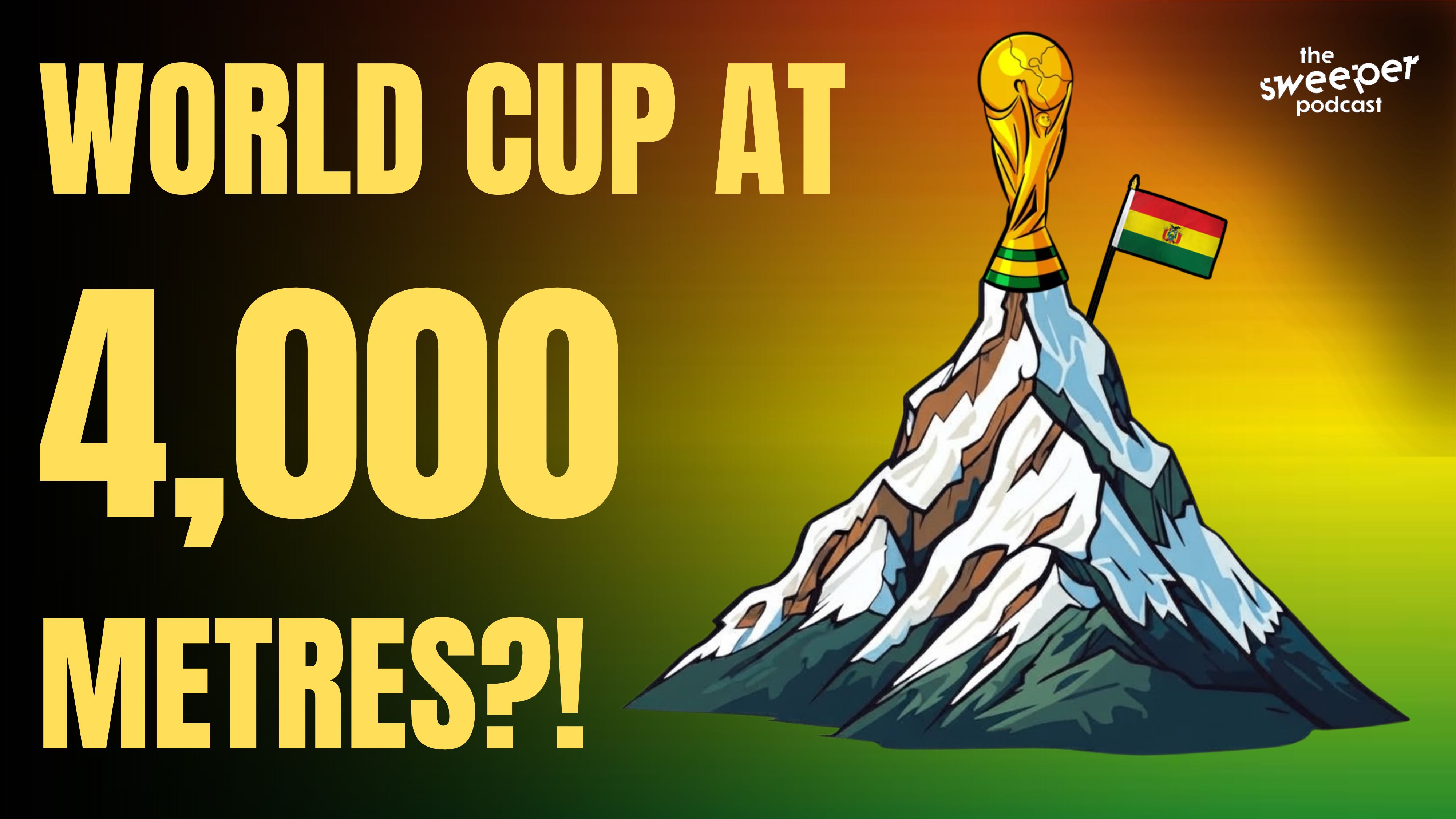 What if Bolivia hosted the World Cup? (At 4,000 metres altitude!)