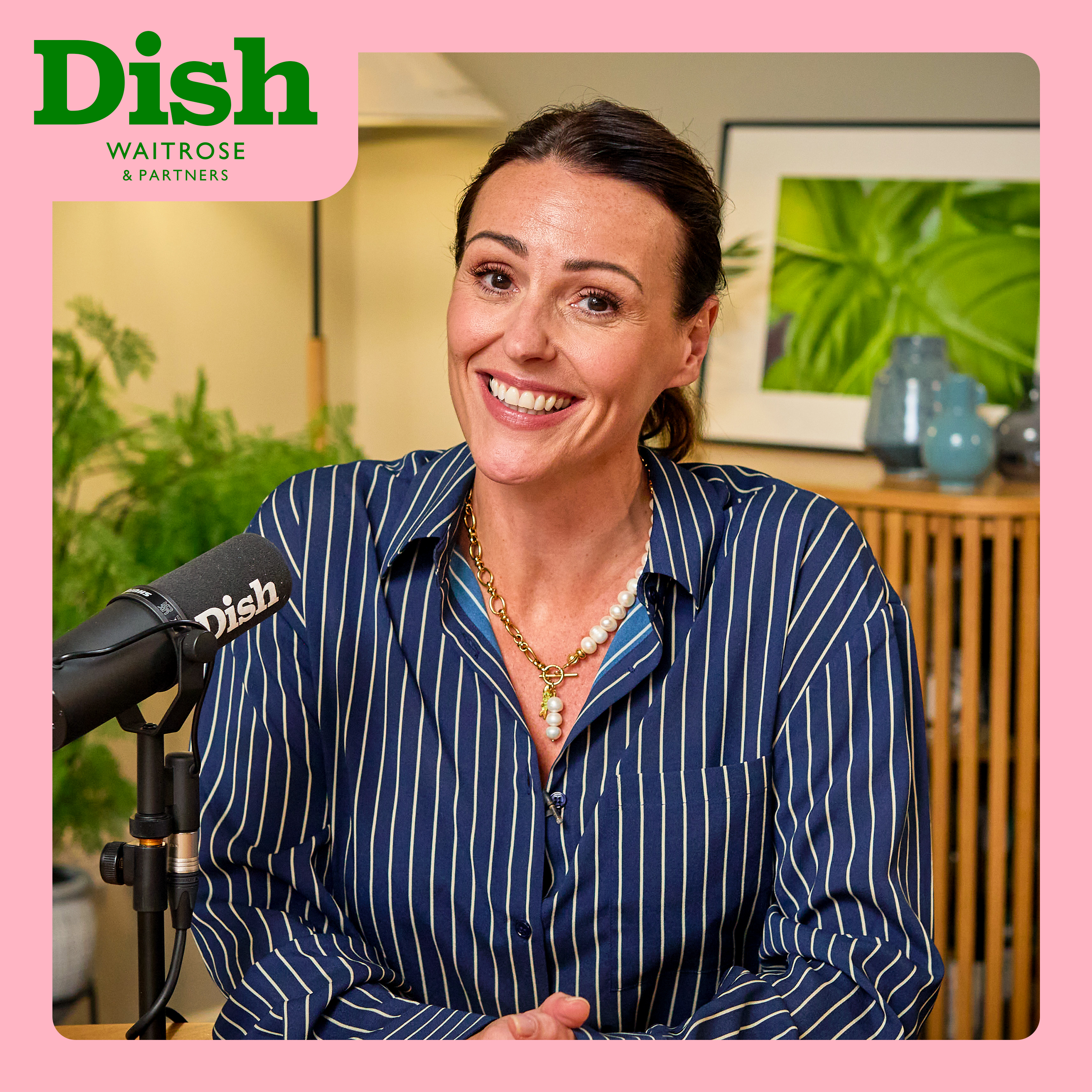 Suranne Jones, seared tuna with braised tomatoes & chickpeas and a crumble