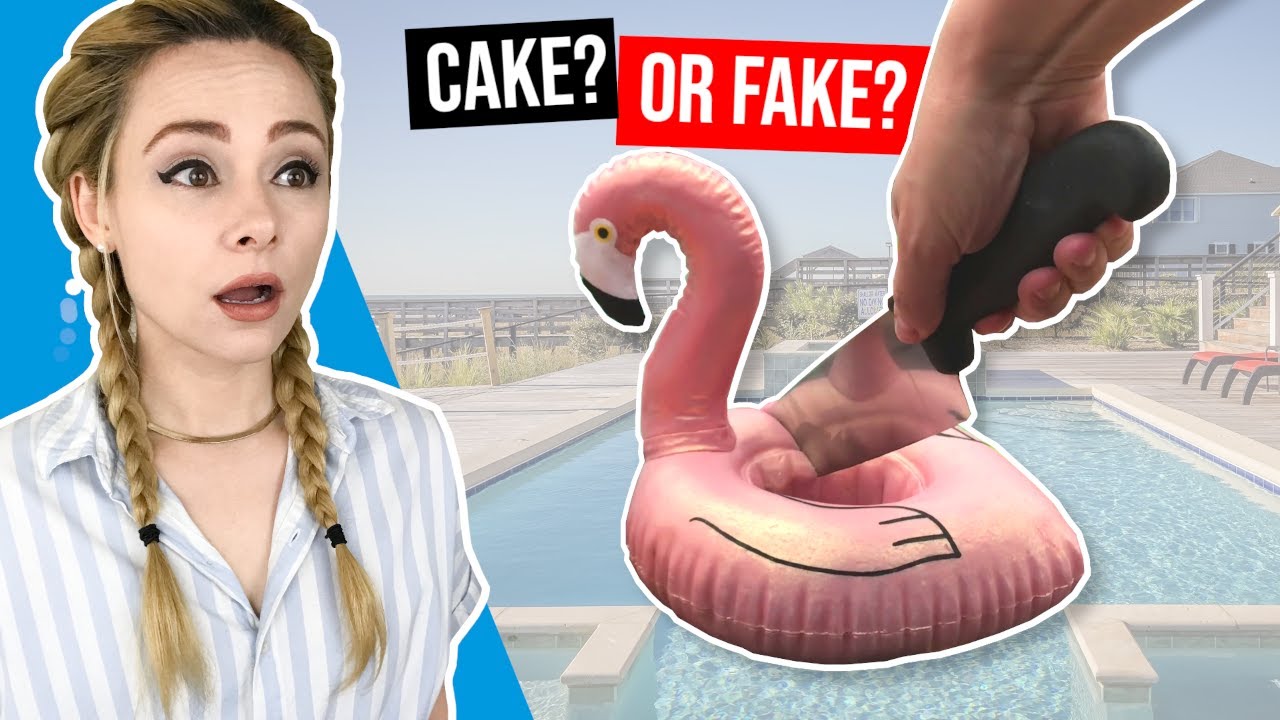 Making a Hyperrealistic Flamingo Pool Float CAKE episode artwork