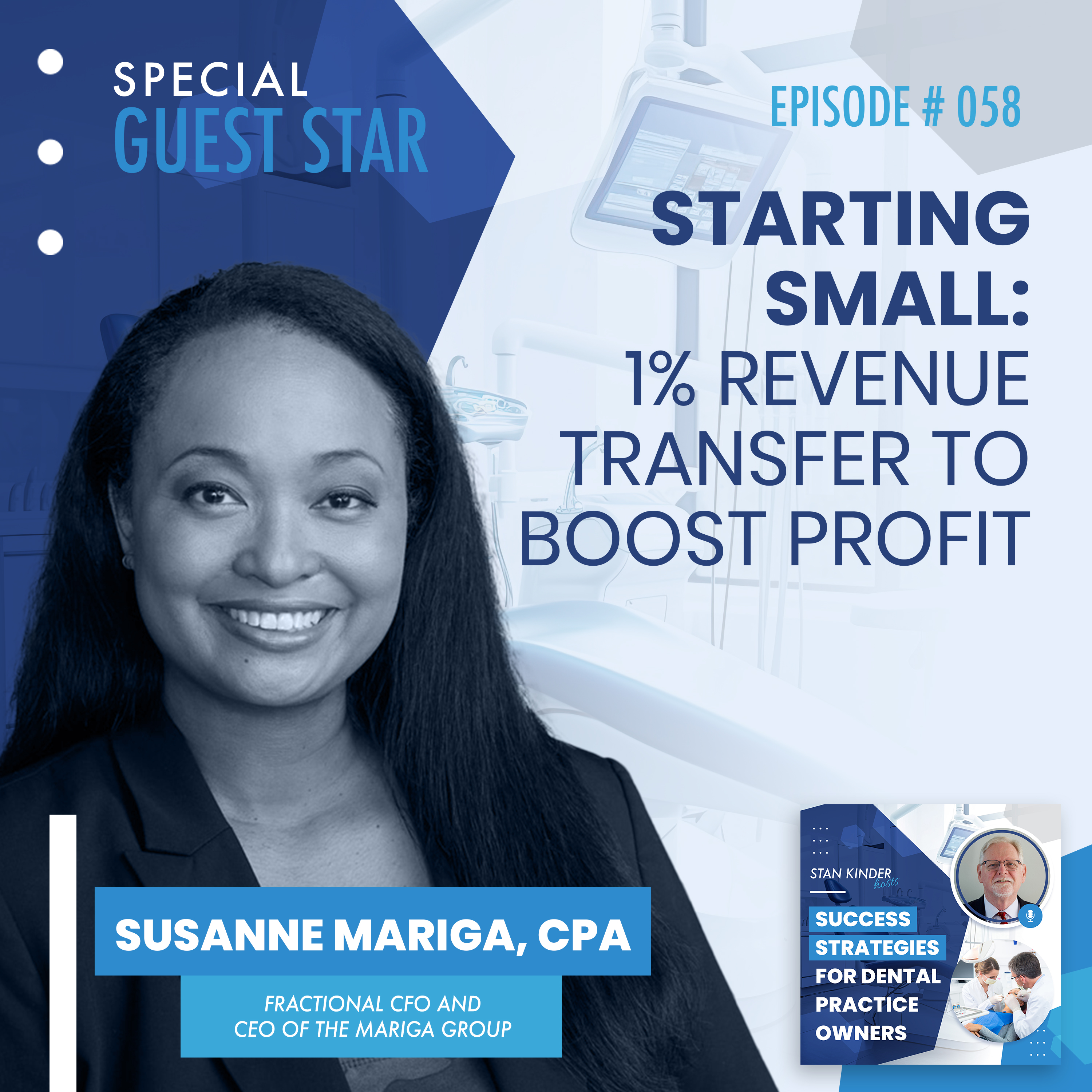 Episode 58: Starting Small: 1% Revenue Transfer to Boost Profit episode artwork