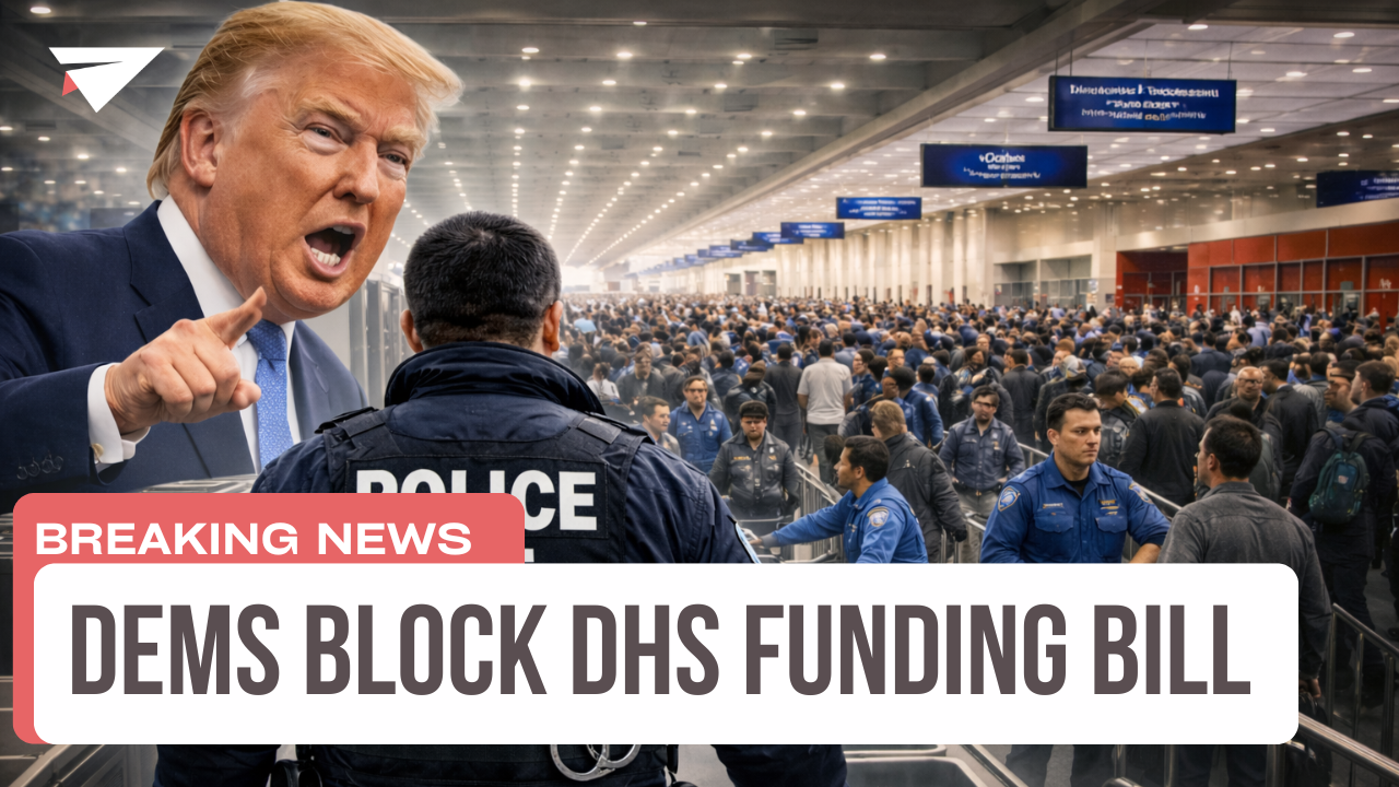 Dems Block DHS Funding Bill, Breaking News