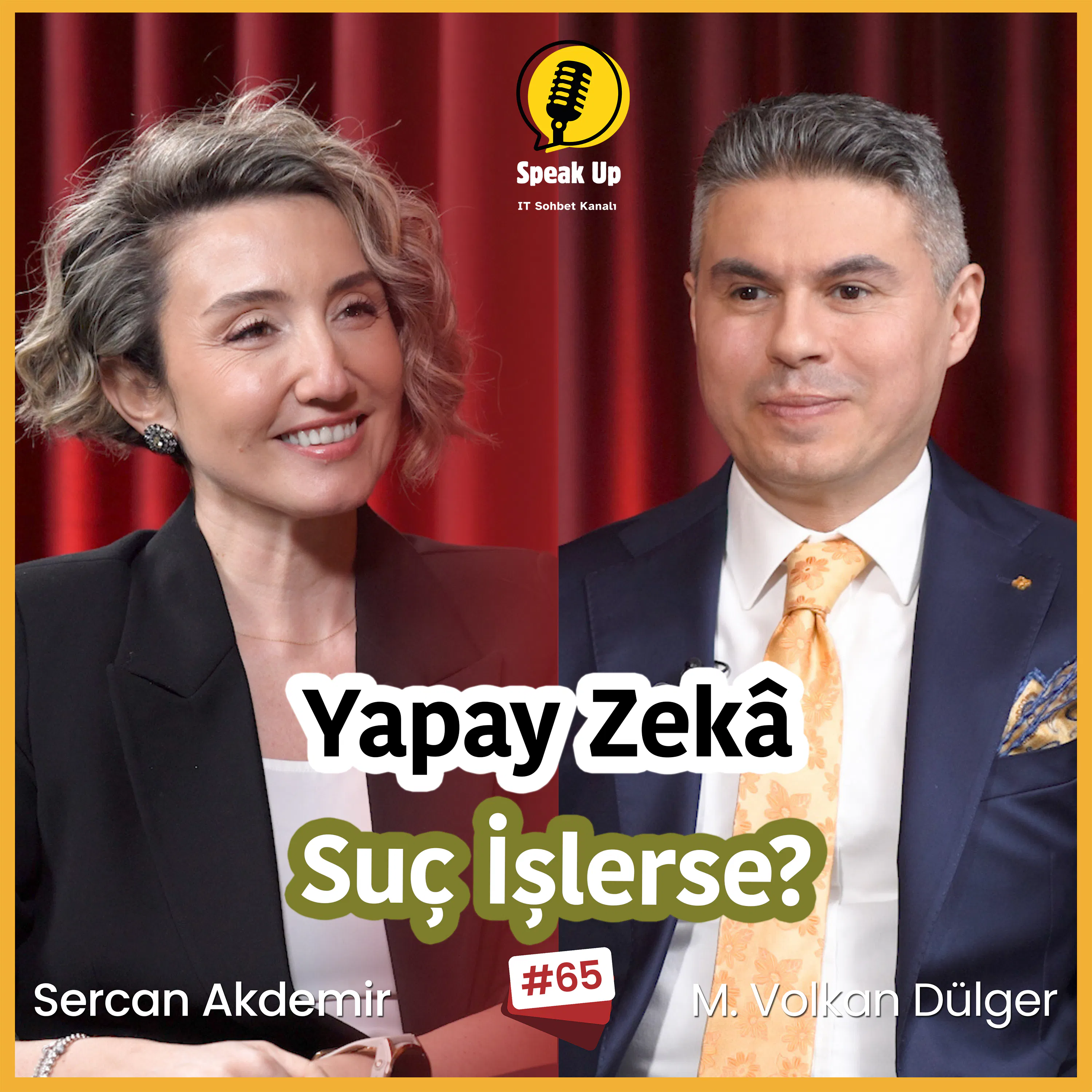 Yapay Zeka Suç İşlerse; Hukukta Yapay Zeka / Prof Dr Volkan Dülger / SPEAK UP | Sercan Akdemir episode artwork