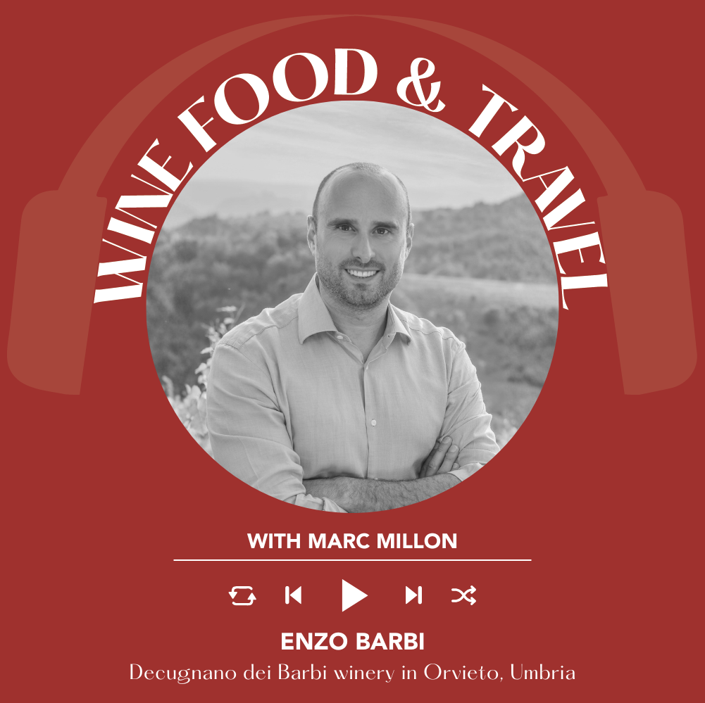 Ep. 2605 Beneath Orvieto: Tufo Soils, Caves, and the Magic of Muffa Nobile with Enzo Barbi of Decugnano dei Barbi  | Wine, Food & Travel with Marc Millon