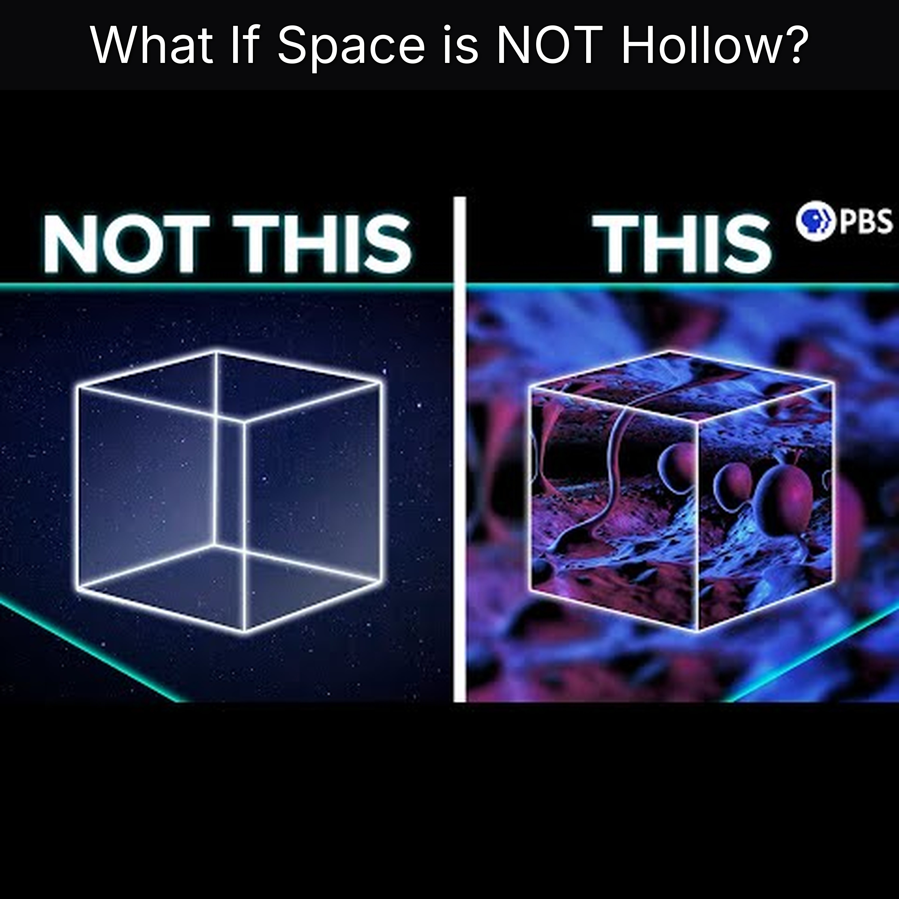 What If Space is NOT Hollow?