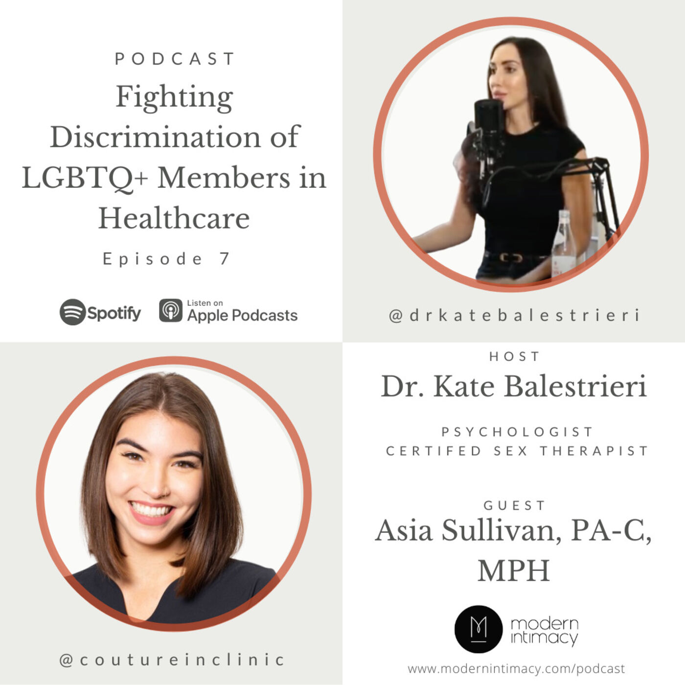 Fighting Discrimination of LGBTQ+ Members in Healthcare - With Asia Sullivan, PA-C, MPH episode artwork