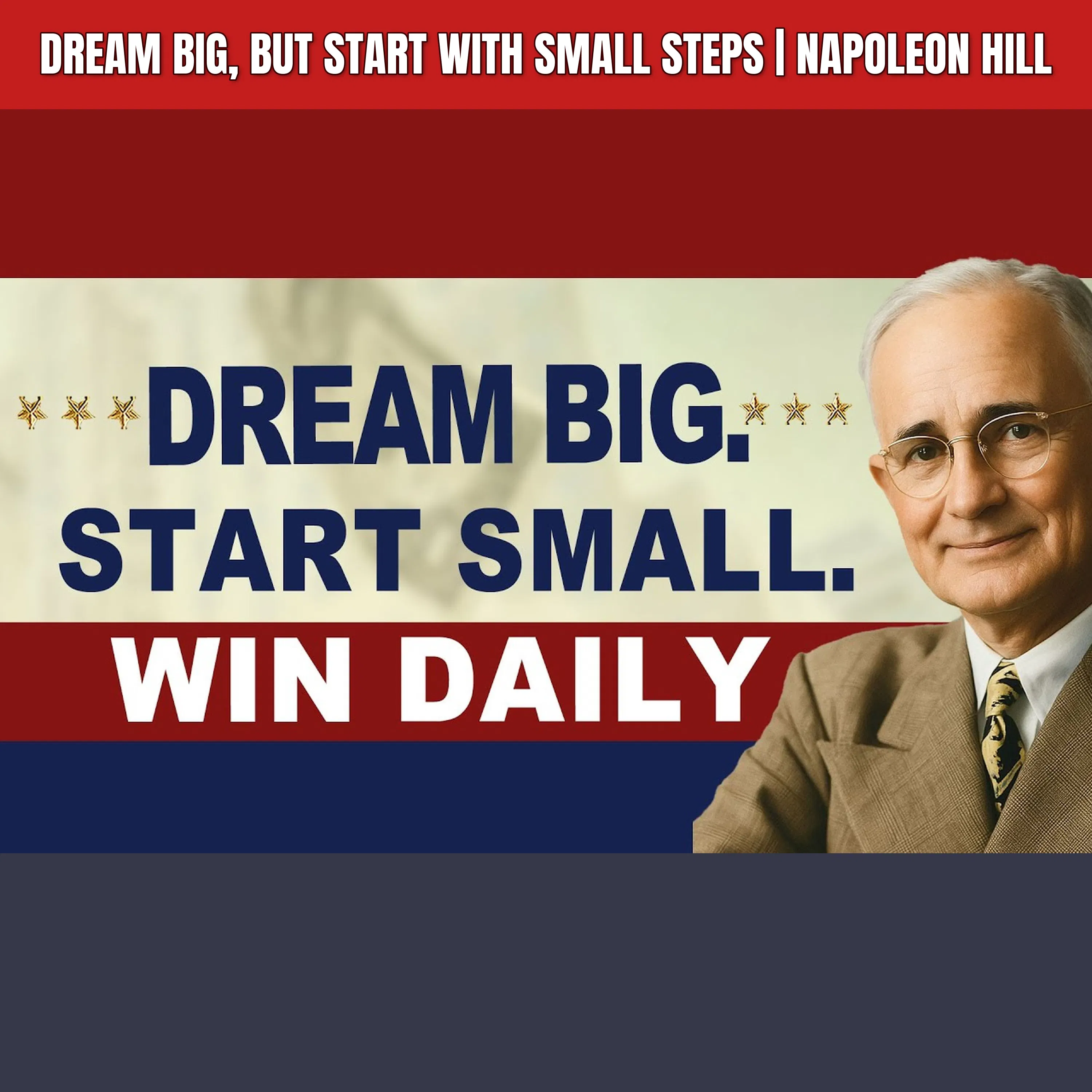 Dream Big, But Start with Small Steps | Napoleon Hill