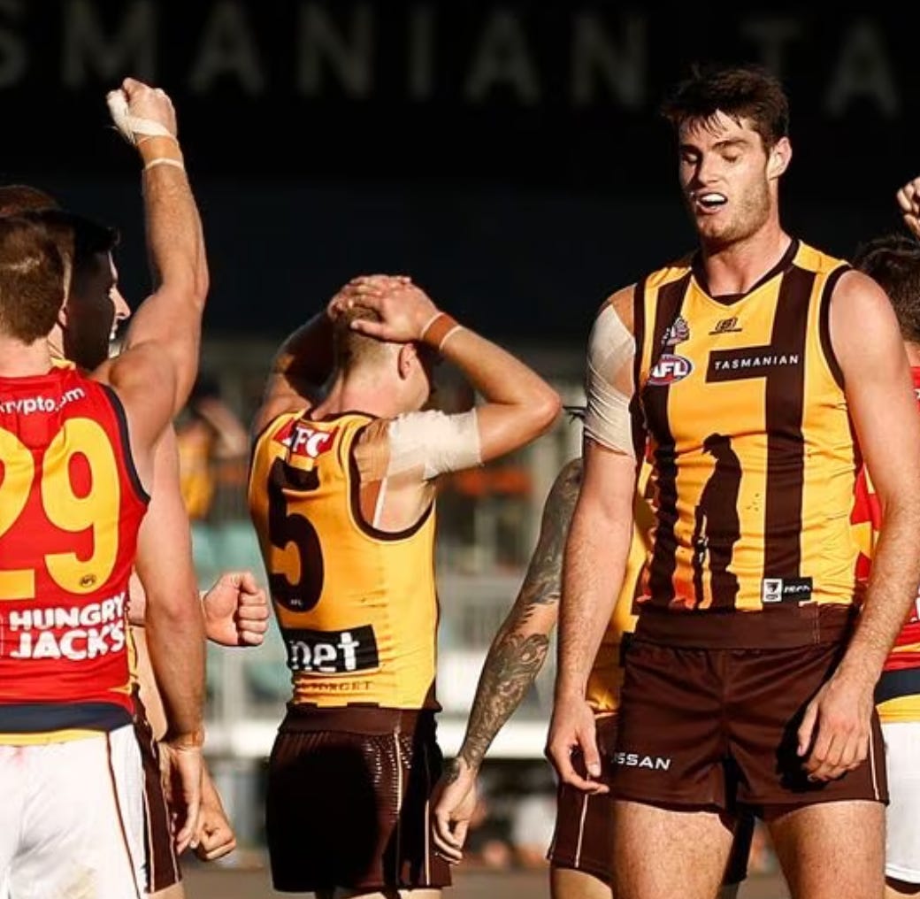 Player Ratings: Hawks vs Crows (R6) episode artwork
