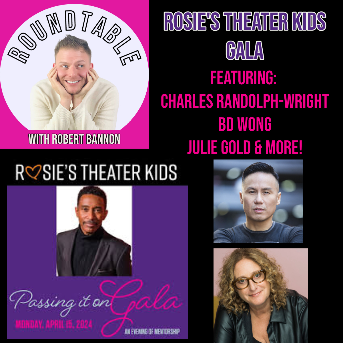 The Red Carpet Of "The Rosie's Theater Kids Gala" Ft. BD Wong, Judy Gold, & More!
