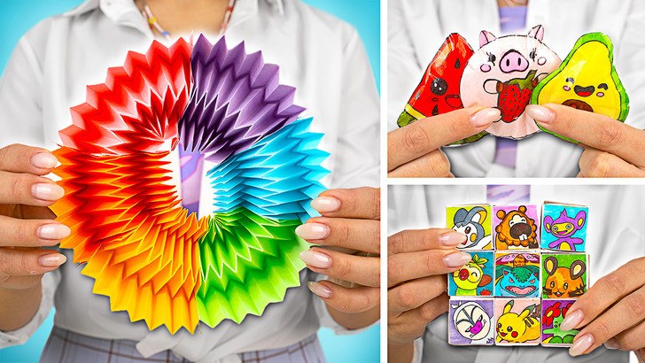 Let’s Make Easiest DIY Anti-stress Paper Crafts