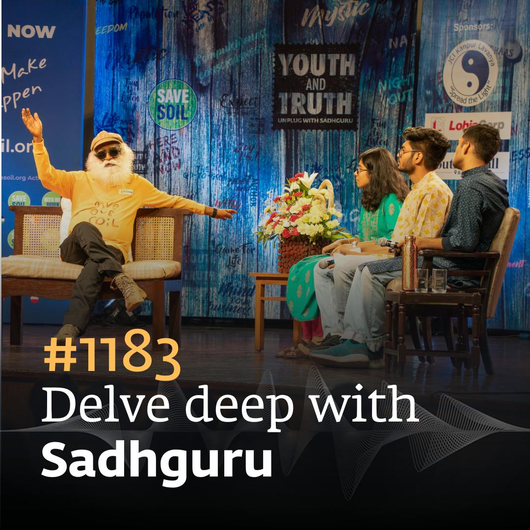 #1183 - Sadhguru at IIT Kanpur – Youth and Truth