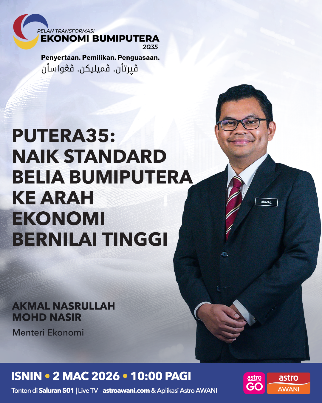 PuTERA35: Naik taraf belia Bumiputera ke arah ekonomi bernilai tinggi