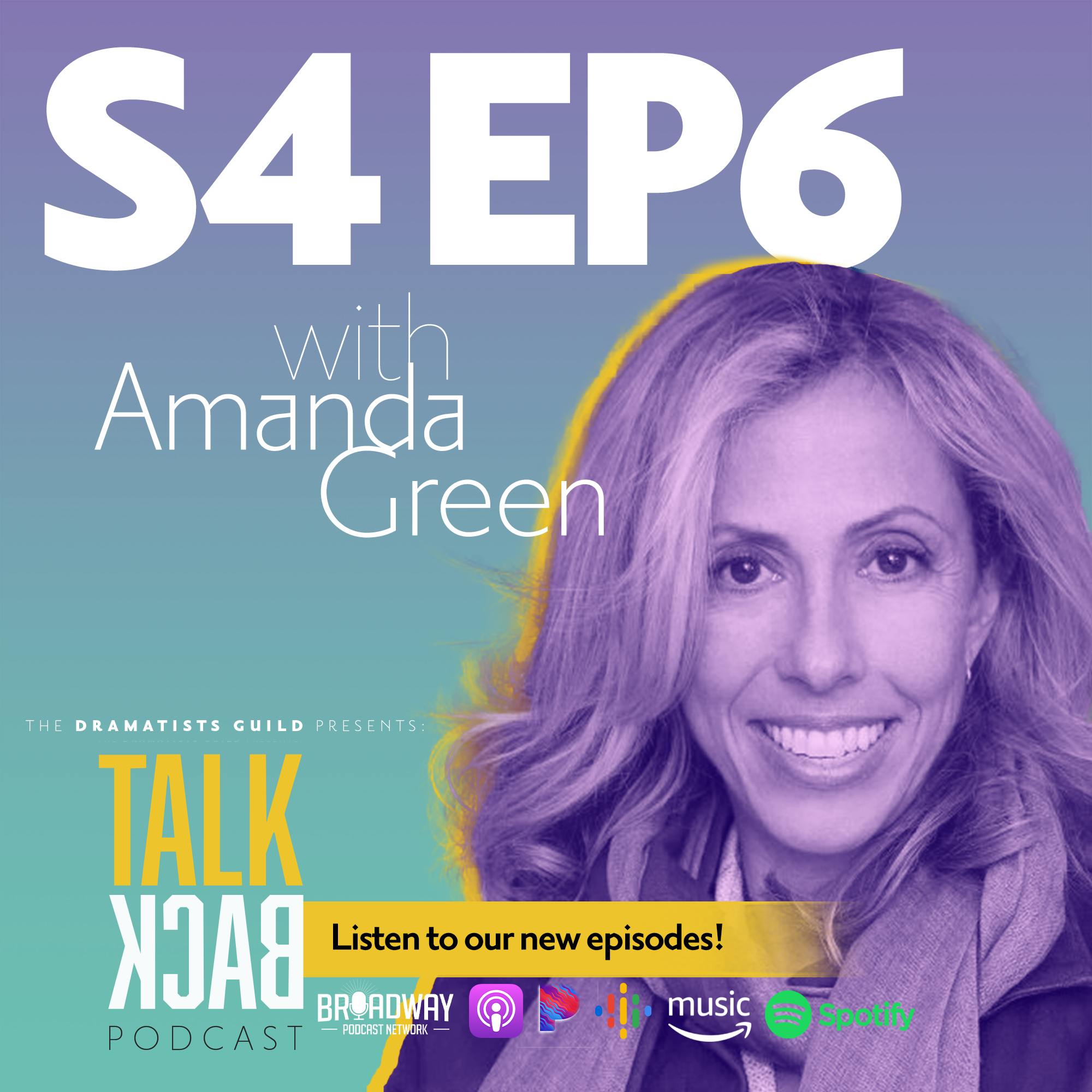 S4 E6 We are the Uber Drivers of the Theatre Industry:  A conversation with Amanda Green