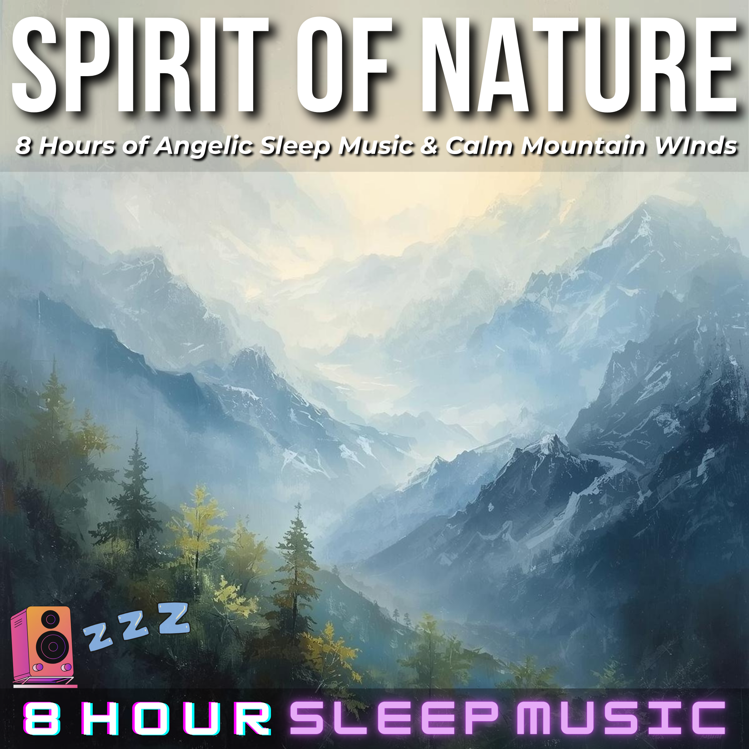 🌿 Spirit of Nature | 8 Hours of Angelic Vocal Sleep Music & Calm Mountain Winds for Deep Healing Relaxation 🕊️