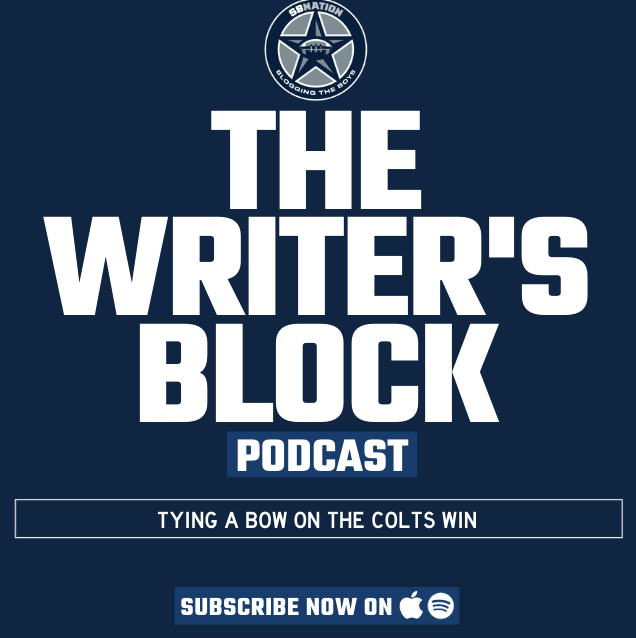 The Writer's Block: Tying a bow on the Colts win episode artwork