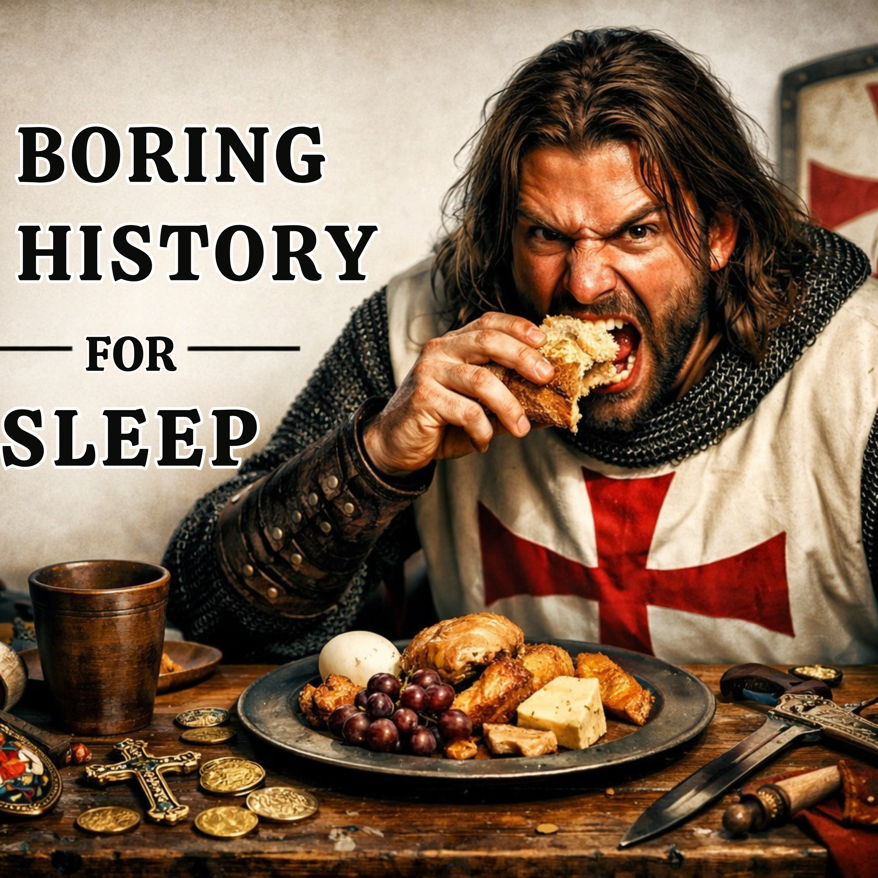 Feeding a Templar Knight - and more  | Boring History For Sleep episode artwork