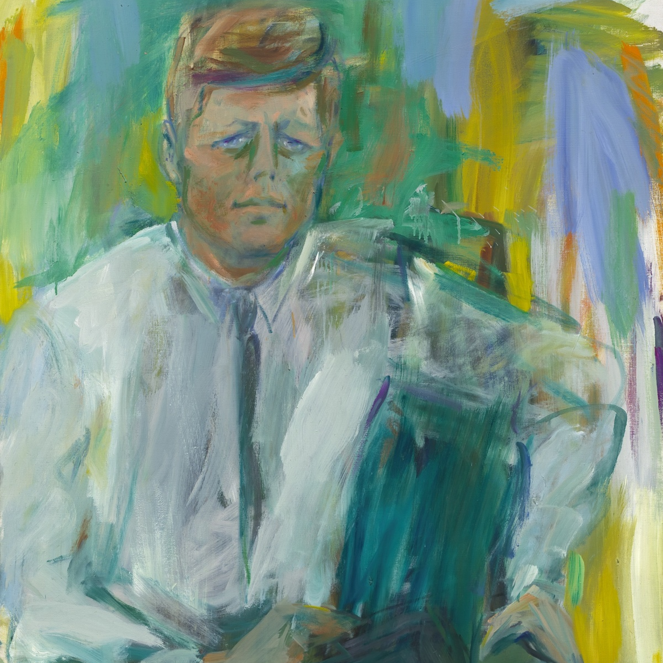 Elaine de Kooning | Portrait of John F. Kennedy