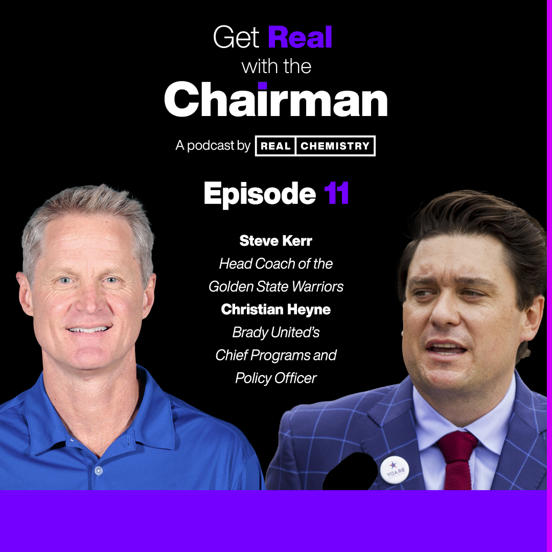 NBA Legend Steve Kerr and Brady United want Safer Gun Legislation episode artwork