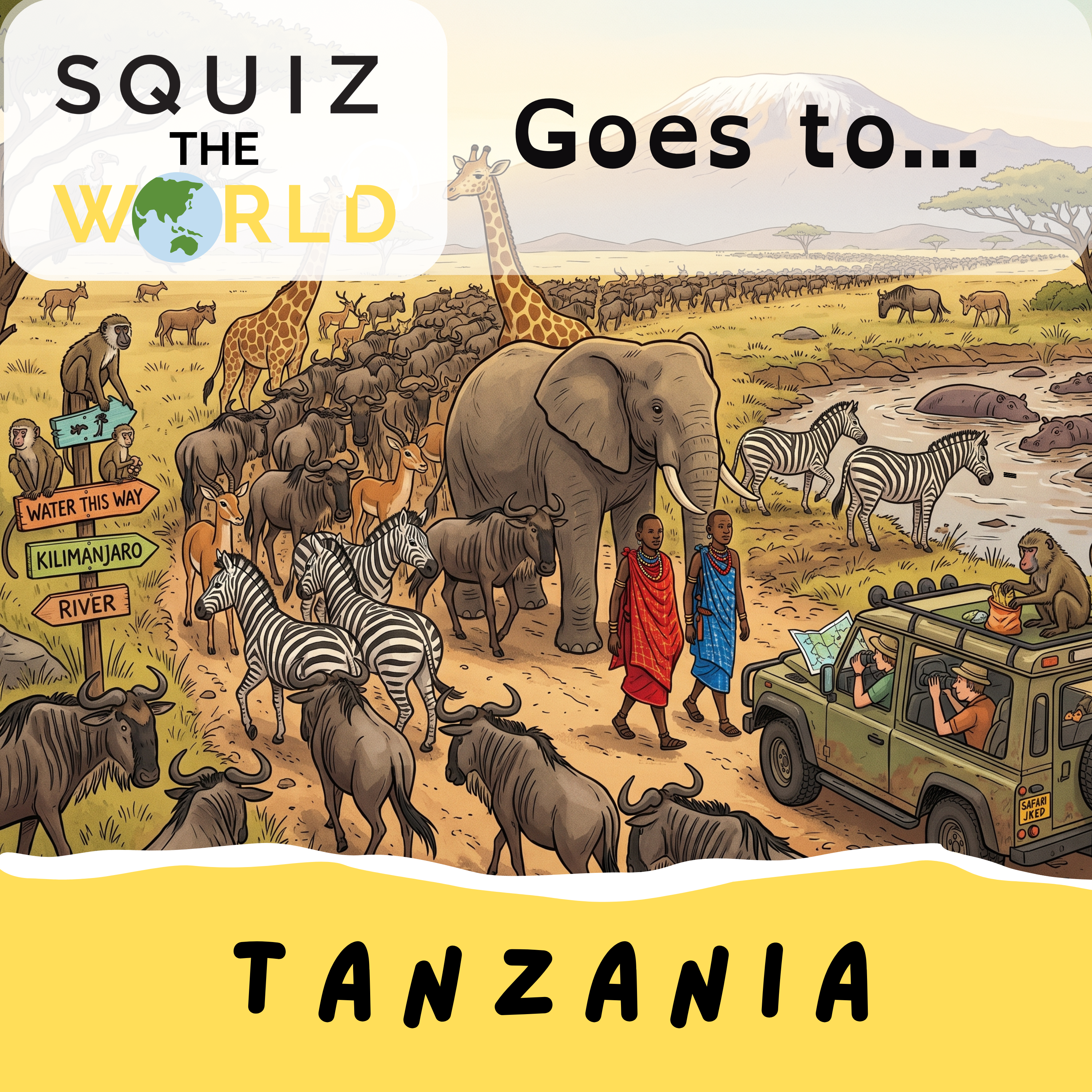 Tanzania - Squiz the World goes to...
