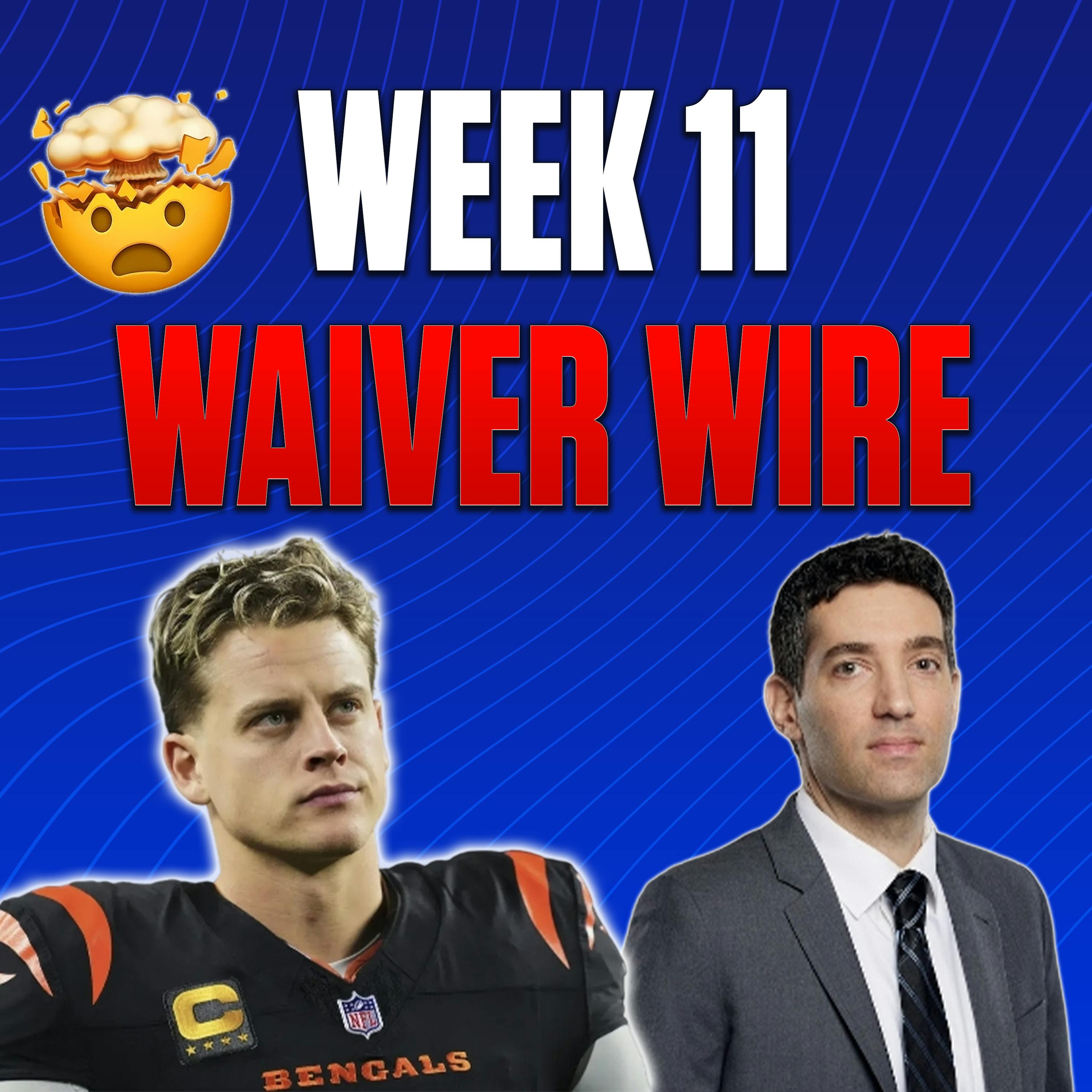 Waiver Wire! Joe Burrow, Sean Tucker, Emari Demercado, a PHI-GB Dud and More (11/11 Fantasy Football Podcast)