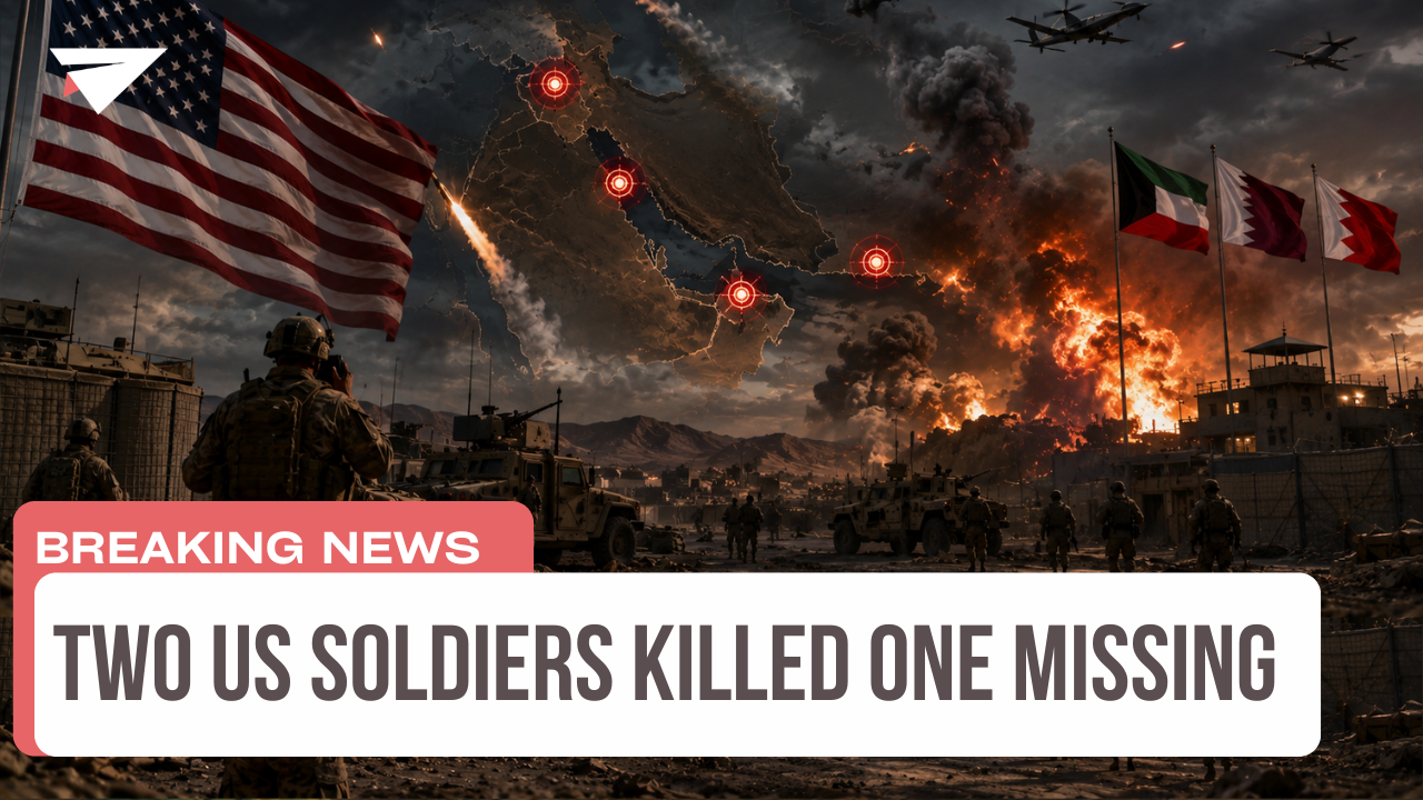 Two US Soldiers Killed, One Missing, Breaking News