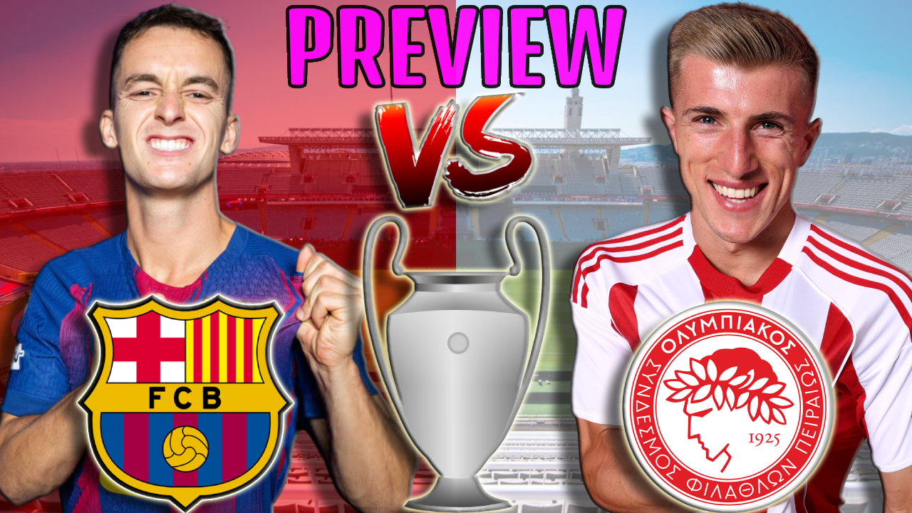 🎥 Barcelona vs. Olympiacos - Match Preview (UEFA Champions League 2025/2026) episode artwork