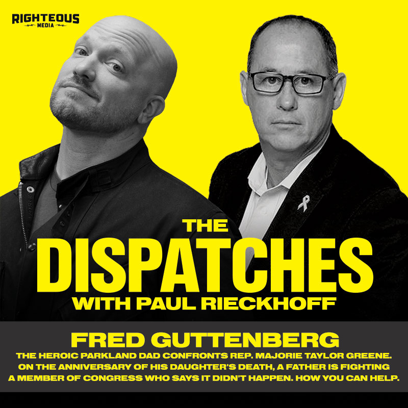 DISPATCH SPECIAL: Fred Guttenberg. The Heroic Parkland Dad Confronts Representative Majorie Taylor Greene. On The Anniversary of His Daughter’s Death, A Father Is Fighting A Member of Congress Who Says It Didn’t Happen. How You Can Help.
