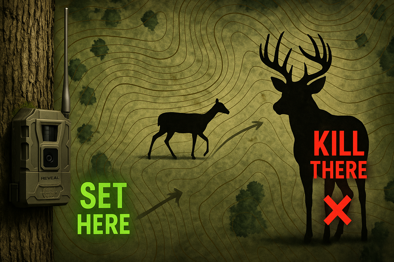 Trail Cam University: Best Trail Camera Setups To Kill A Buck | Set It Here, Kill Him There