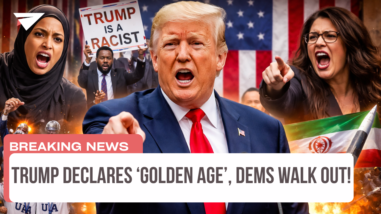 TRUMP DECLARES ‘GOLDEN AGE’ — DEMS WALK OUT!, BREAKING NEWS