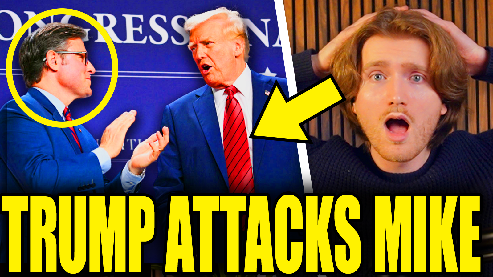 Trump Screams Swears At Mike As Congress Revolts To End Him episode artwork