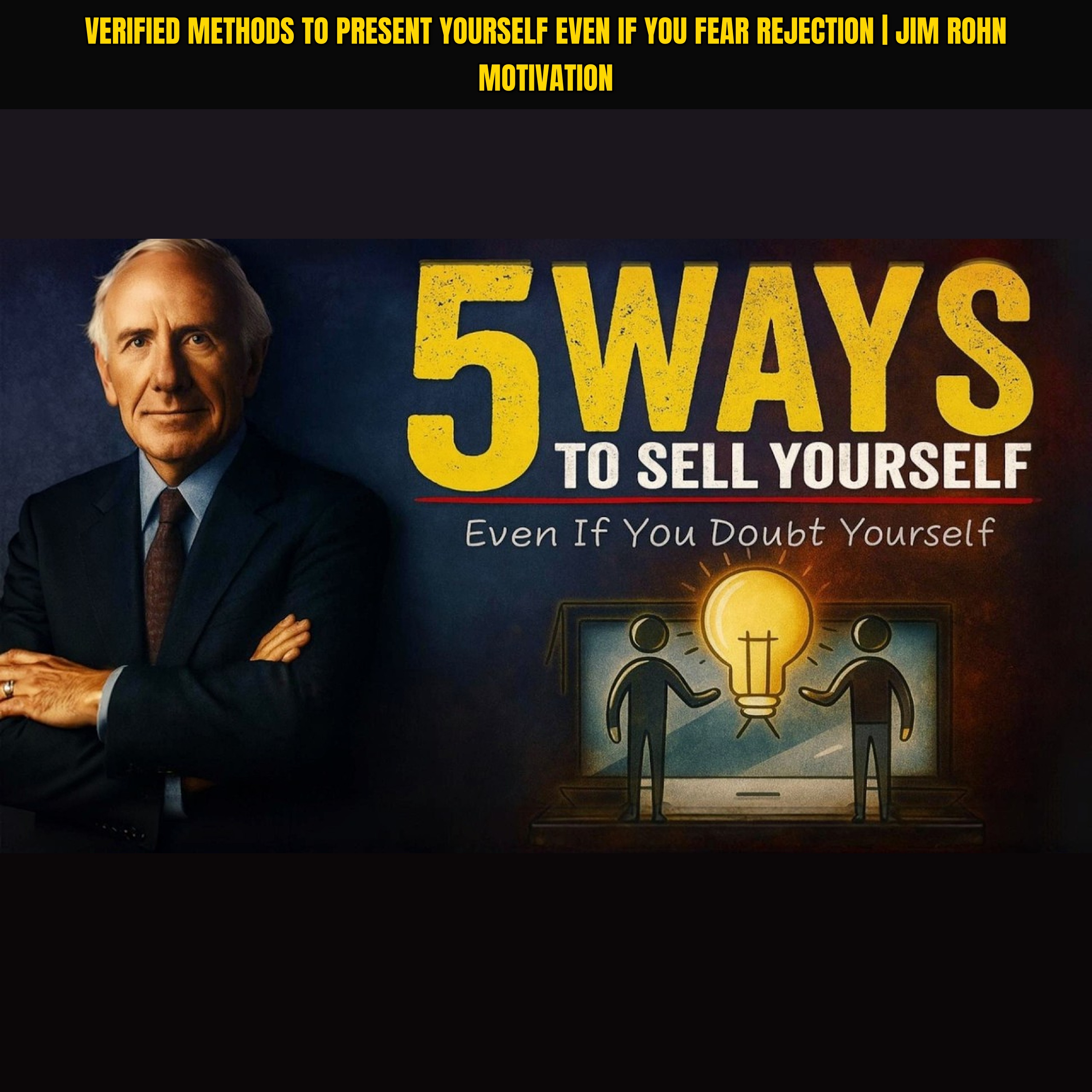 Verified Methods to Present Yourself Even If You Fear Rejection | Jim Rohn Motivation episode artwork