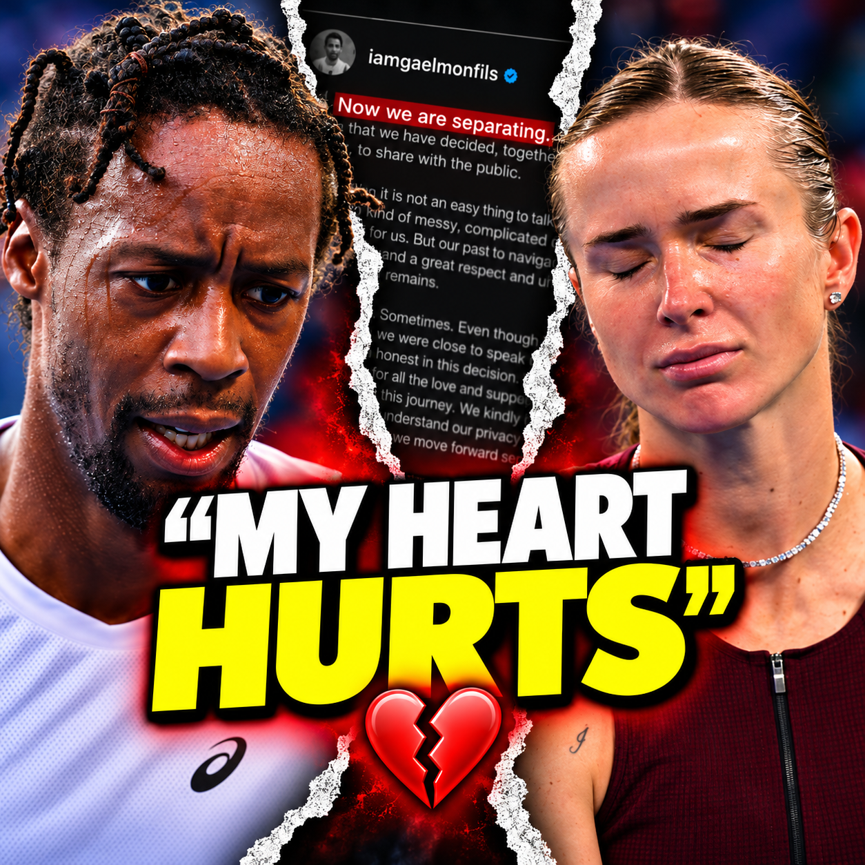 Monfils BREAKS SILENCE on Svitolina SPLIT 💔 Emotional Response!