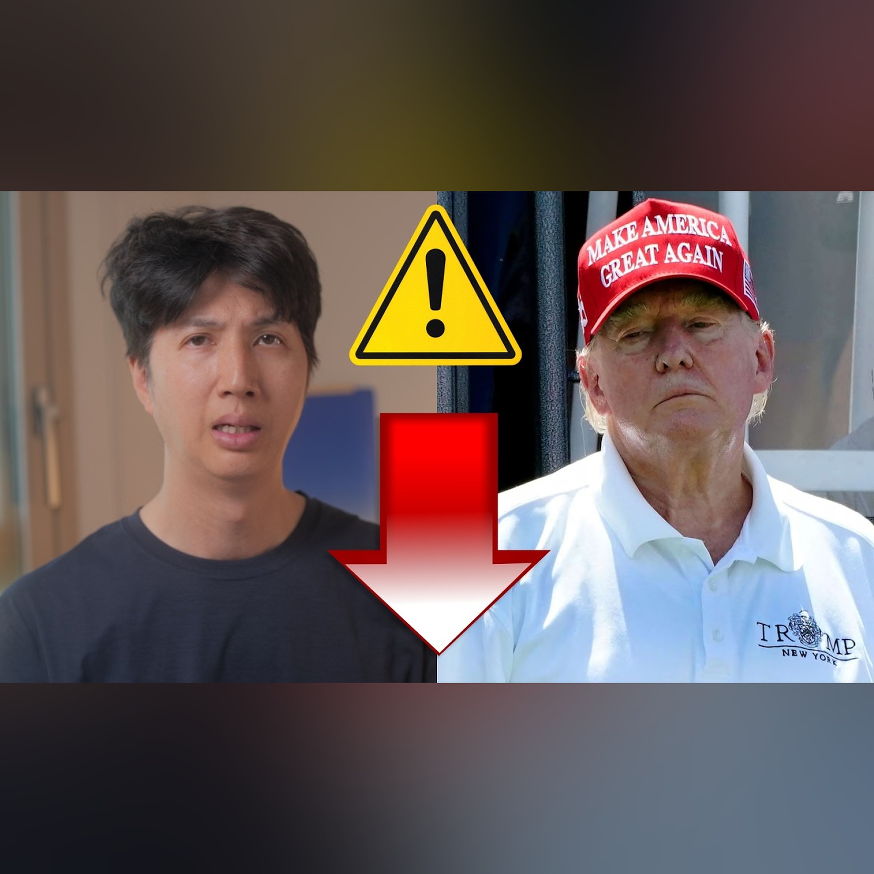Trump literally gets taken down today episode artwork