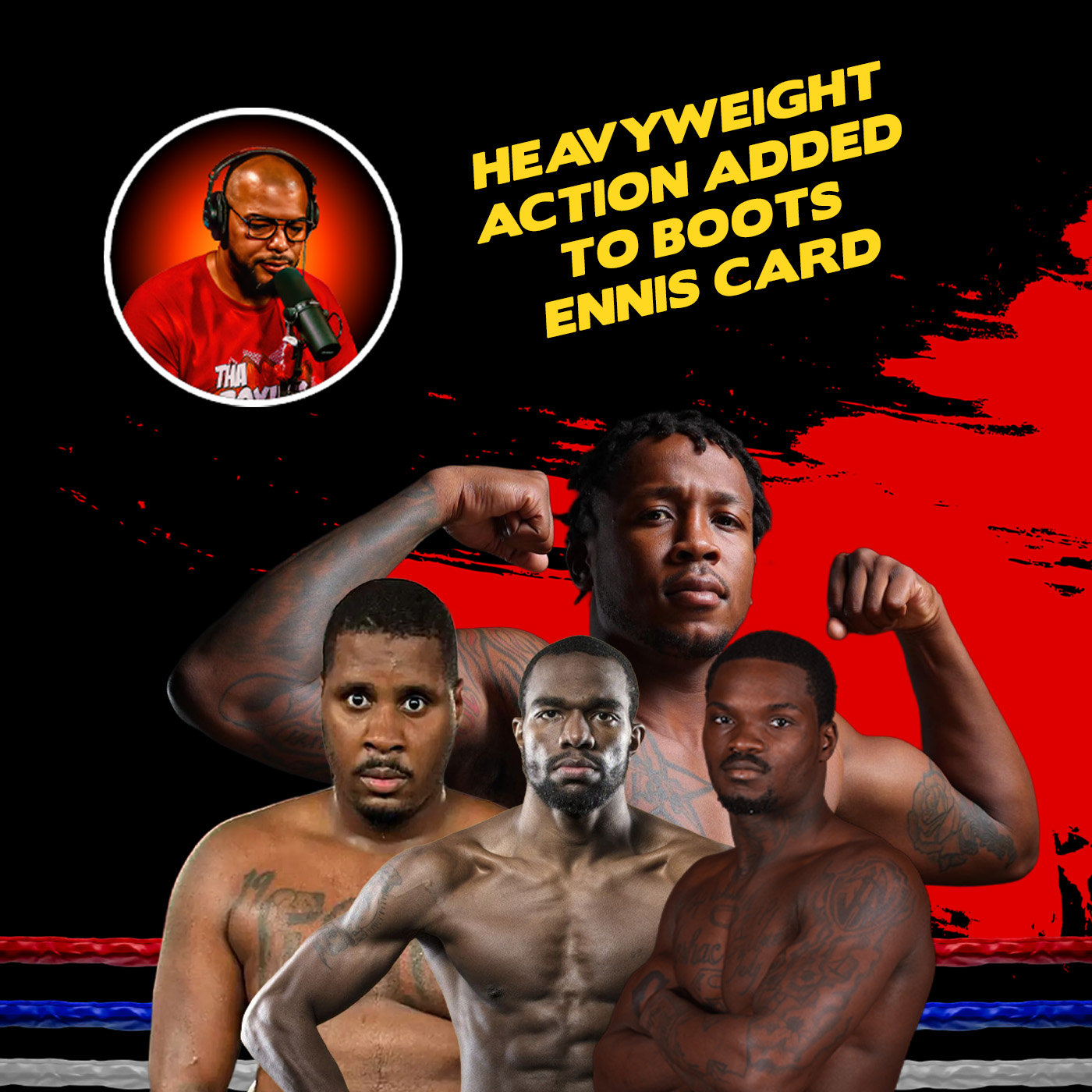 ☎️Heavyweight Heat: Moore vs. Savage, Coe vs. Hart added To Boots Card🔥