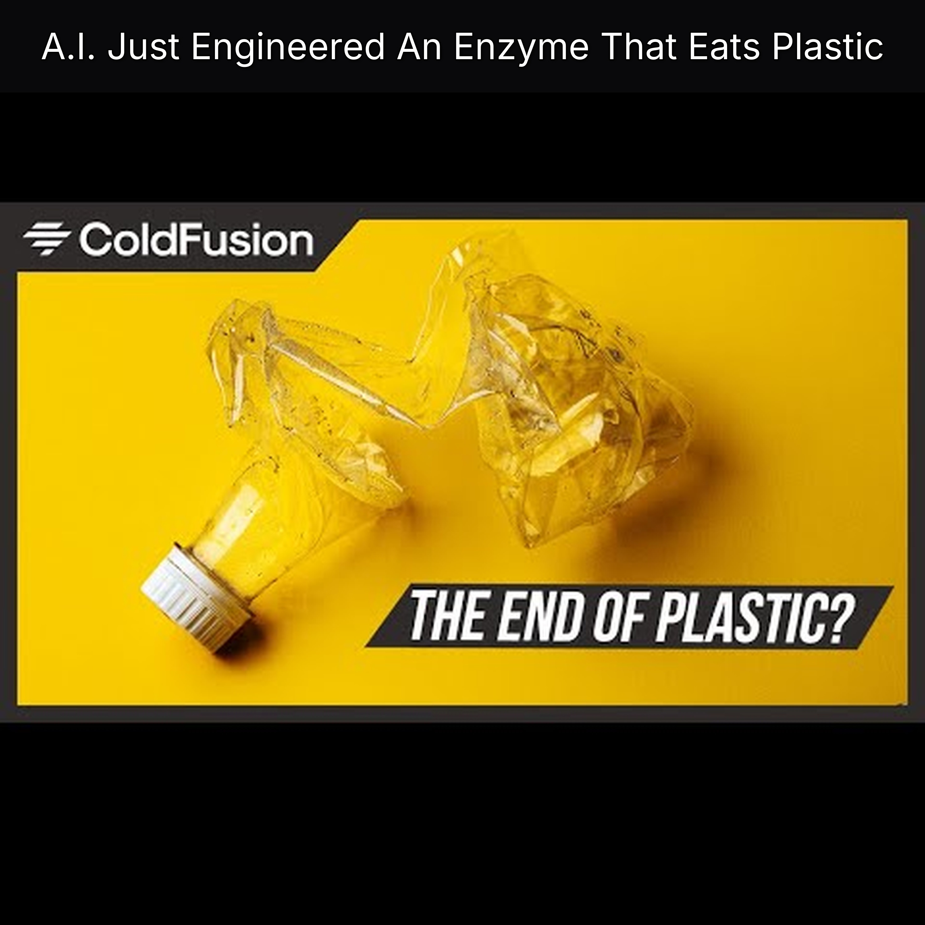 A.I. Just Engineered An Enzyme That Eats Plastic