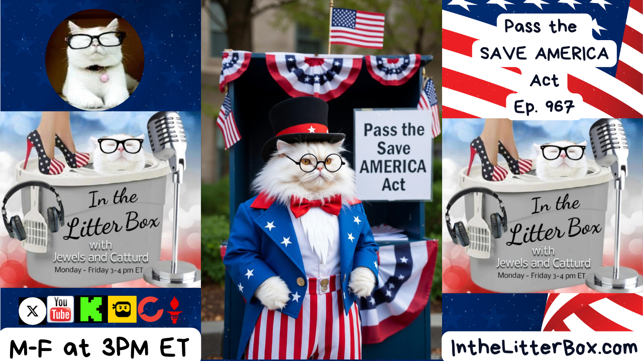 Pass the Save America Act! | In the Litter Box w/ Jewels Jones & Catturd – Ep. 967 – 2/9/2026