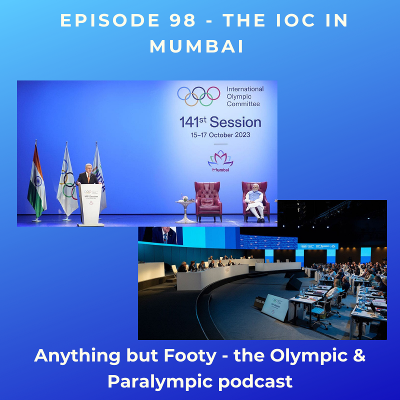 #98 The Olympics meeting in Mumbai episode artwork