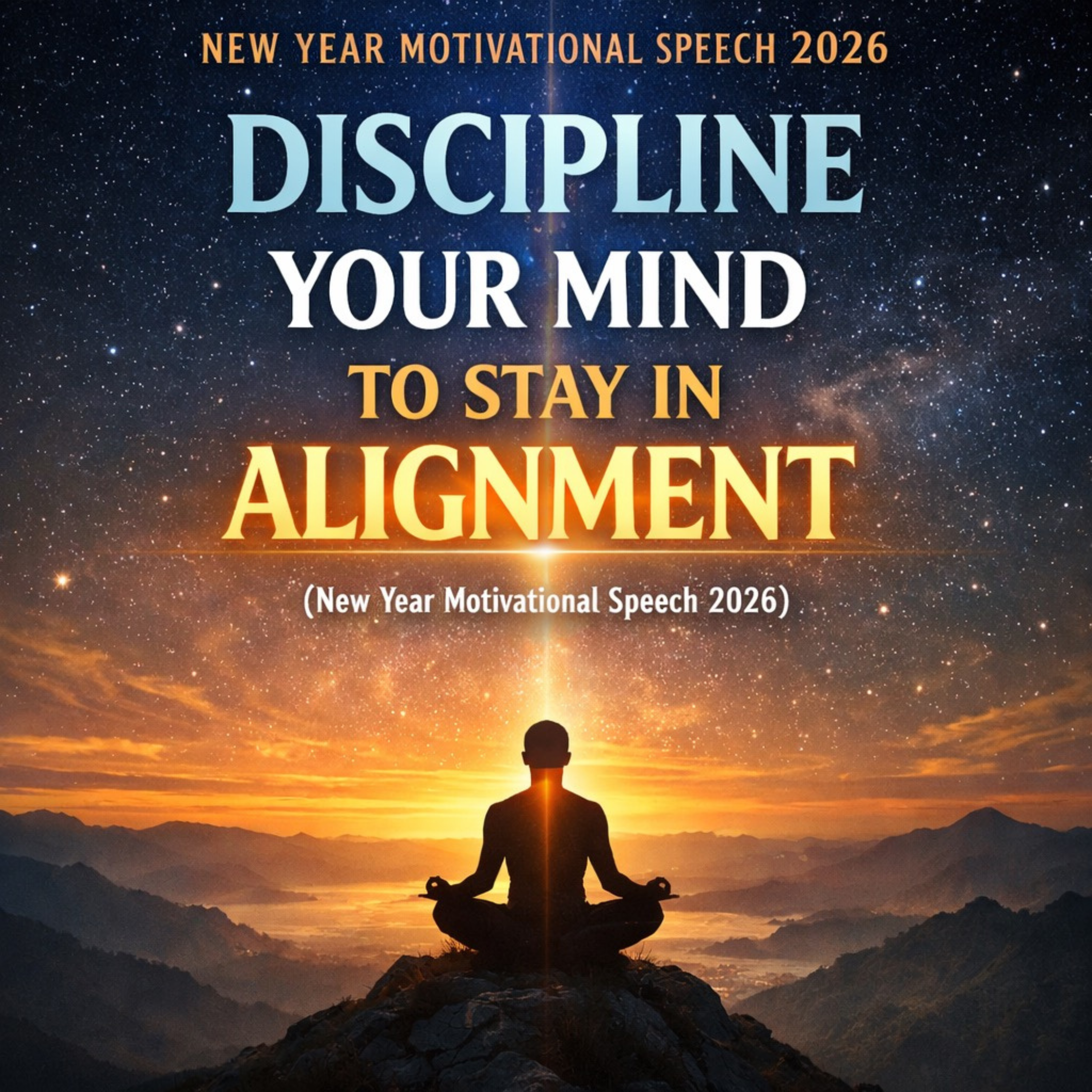 DISCIPLINE YOUR MIND TO STAY IN ALIGNMENT (New Year Motivational Speech 2026)