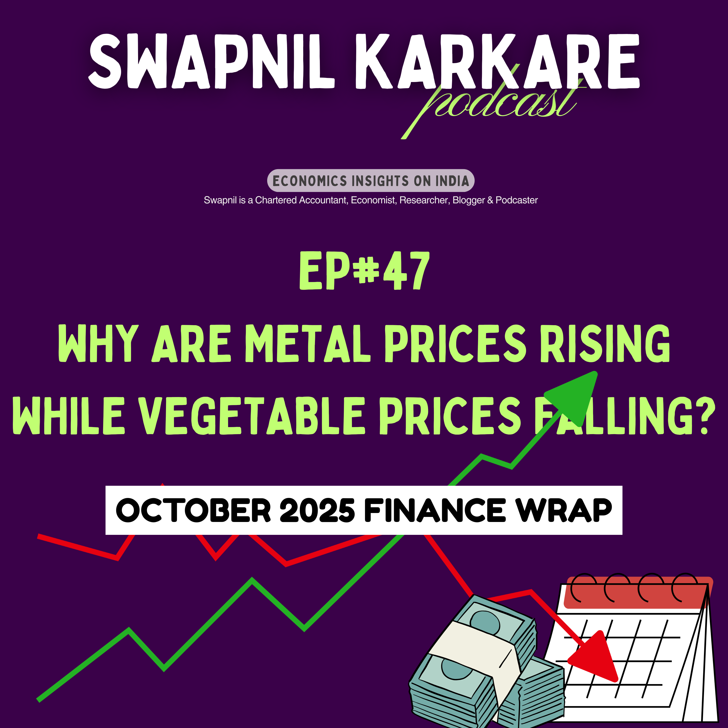 Why Metal Prices Are SOARING While Vegetable Prices Are DROPPING | October 2025 Finance Wrap episode artwork